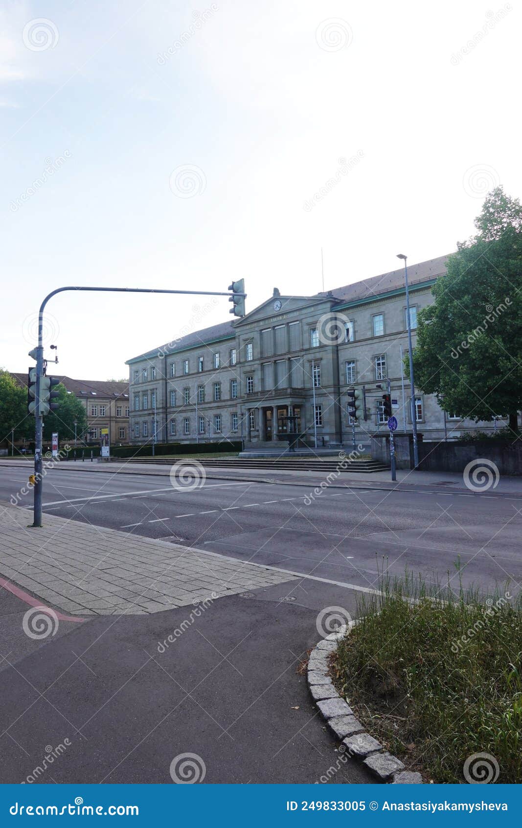 The Building of Tuebingen University, Germany Stock Image Image of landmark, architectural