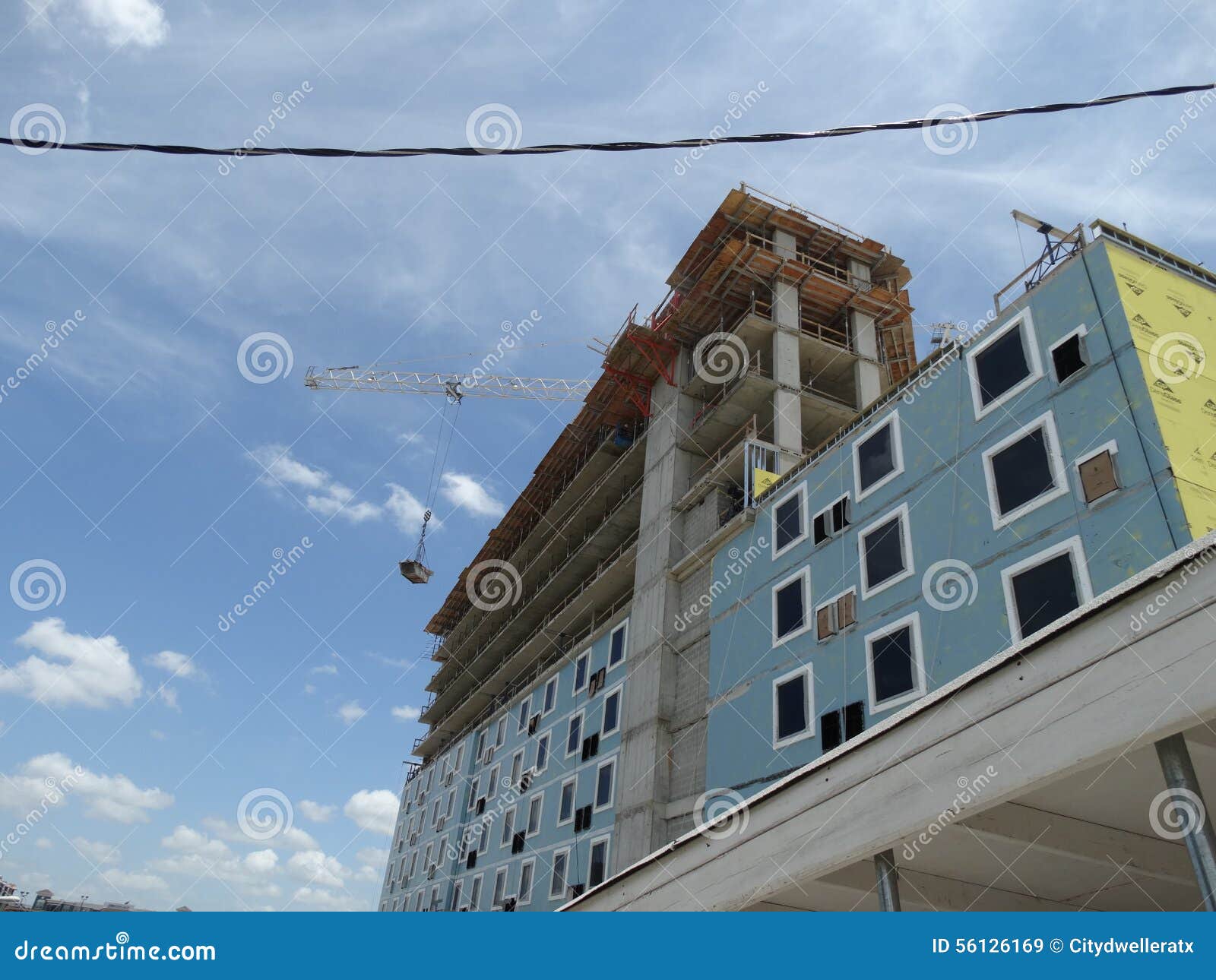 Building Under Construction in Austin TX Editorial Stock Image Image