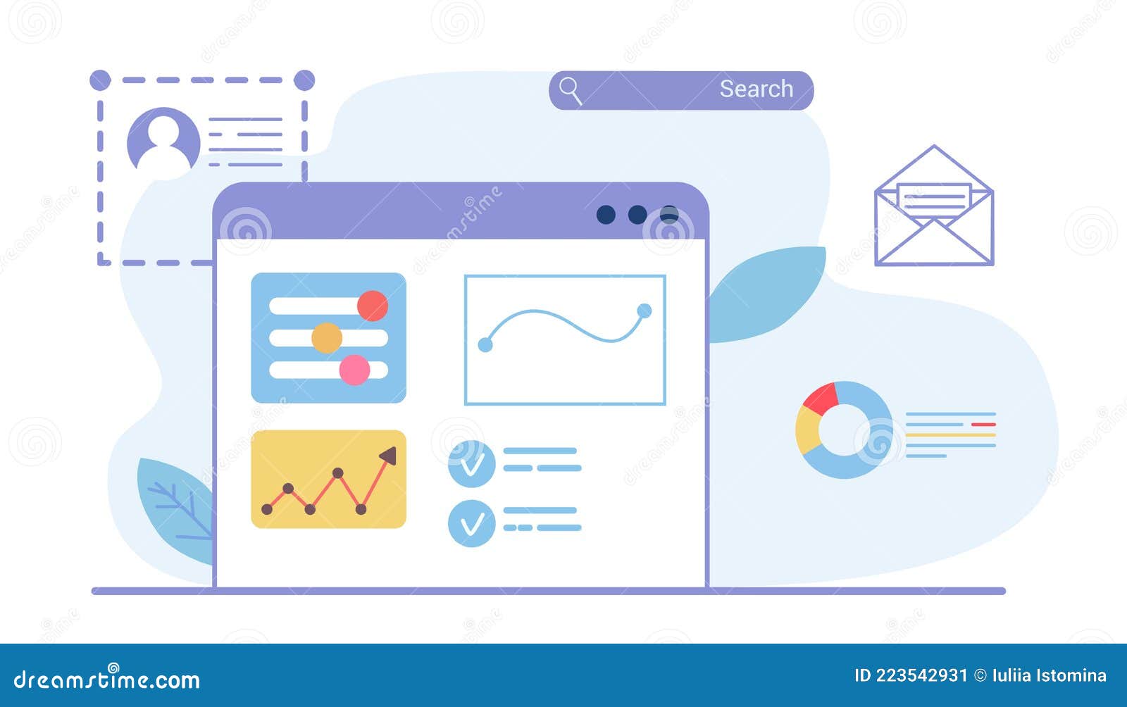 Building Website Project As Programming Homepage Process Vector ...
