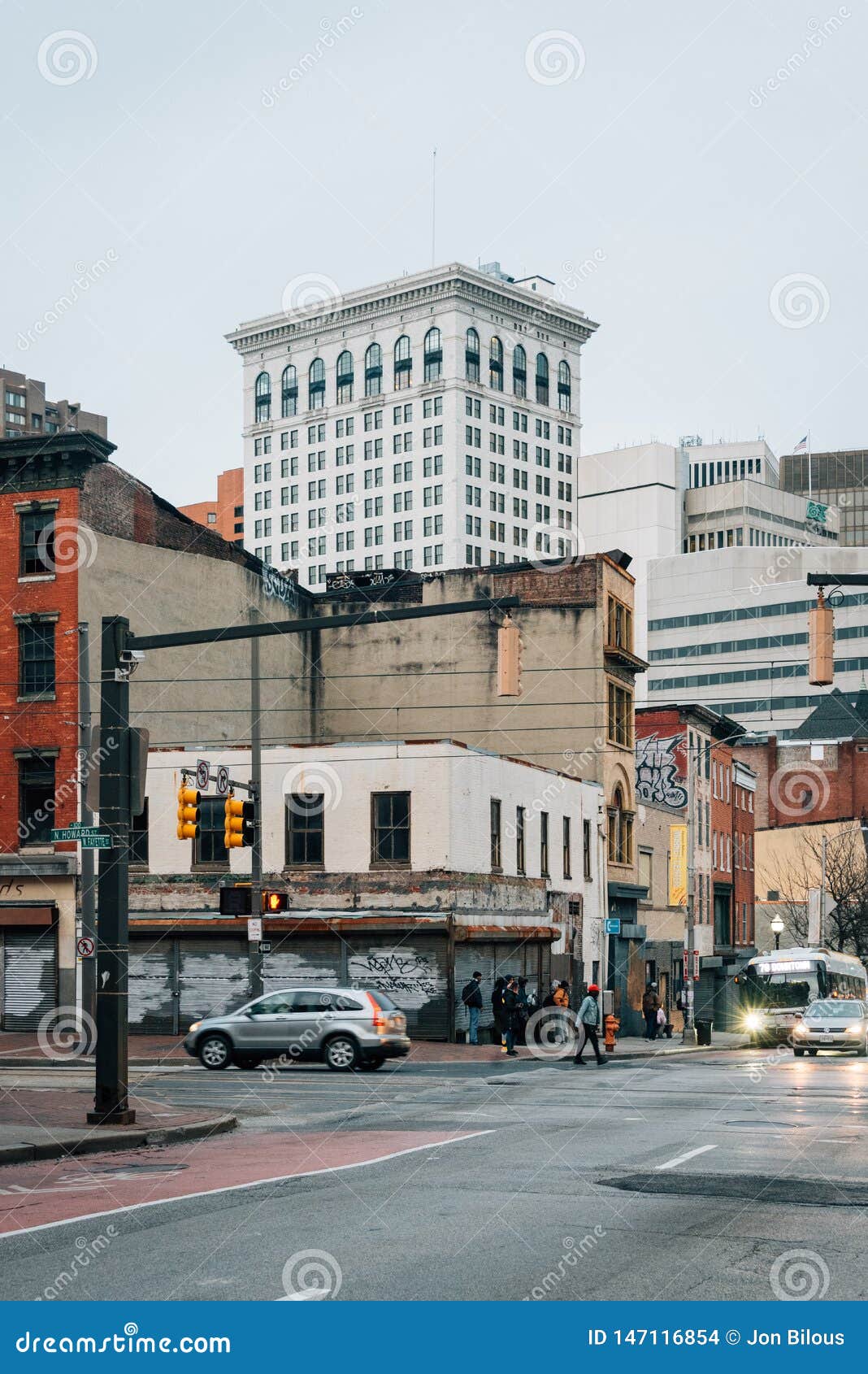 Buildings in Downtown Baltimore, Maryland Editorial Stock Image Image of maryland, urban