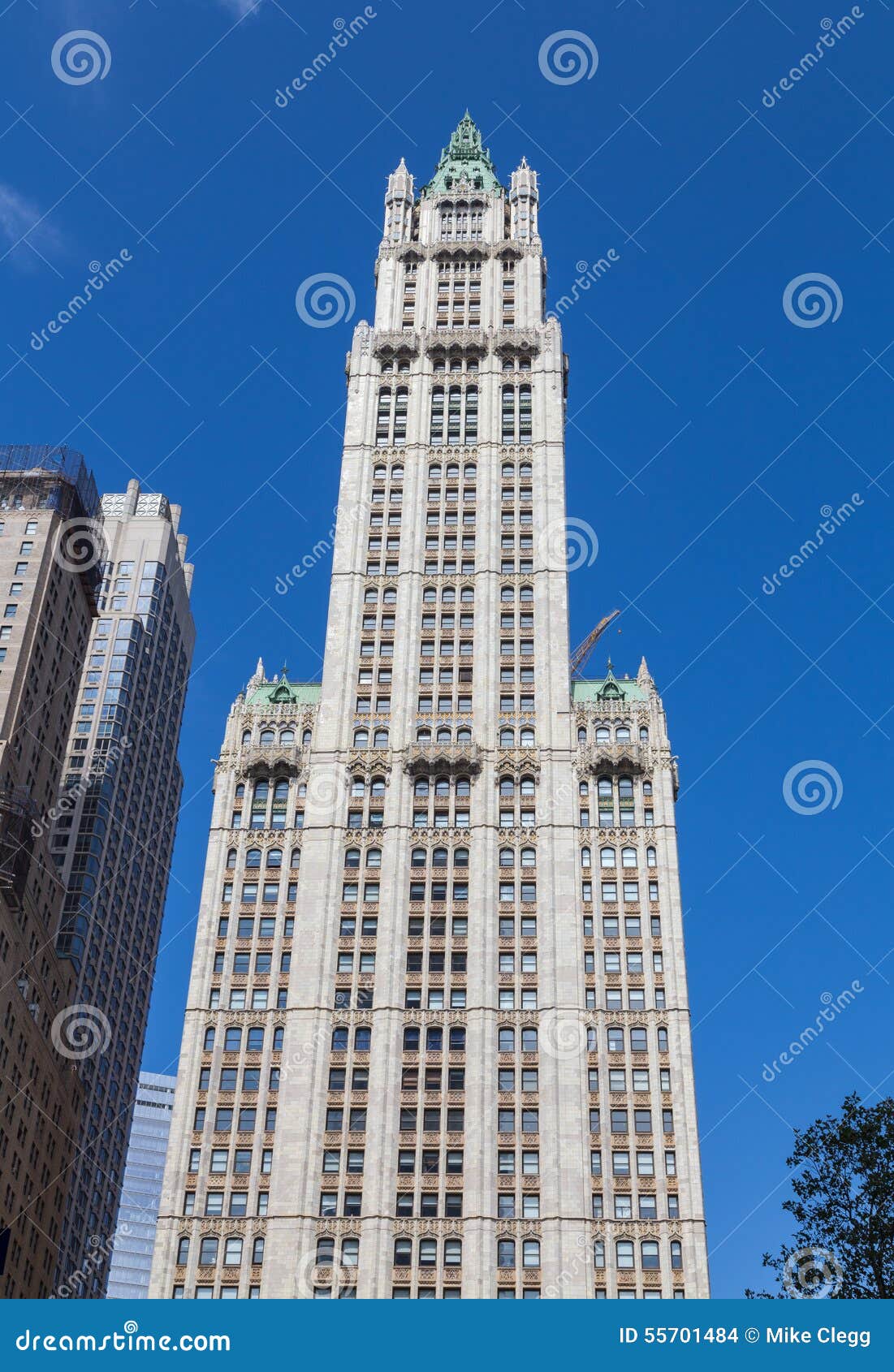 Buildings in Downtown New York City Editorial Stock Image - Image of ...