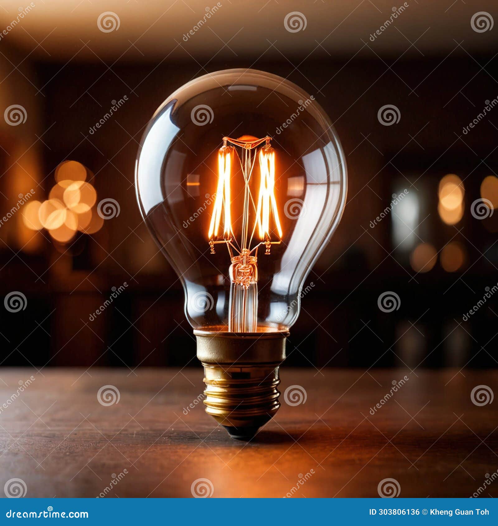 bulb , electric light fixture to generate illumination