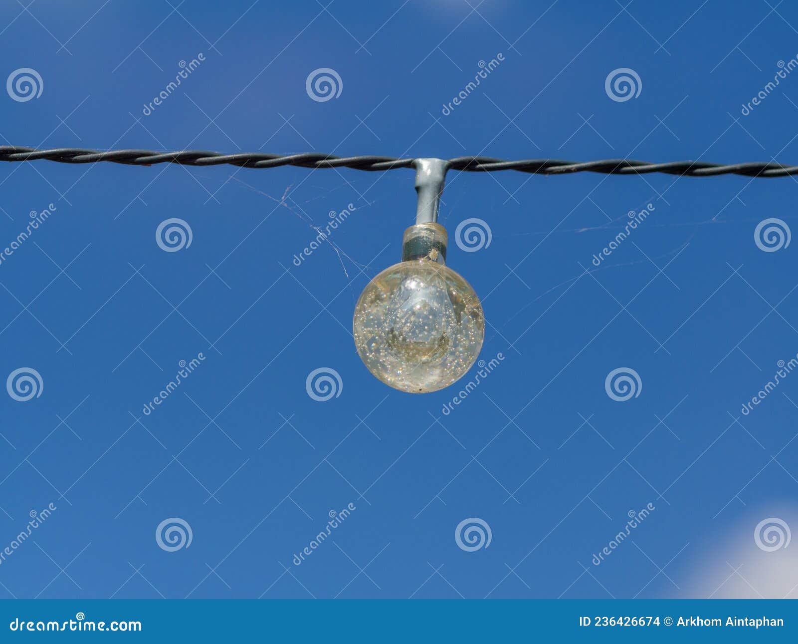 A bulb glass and sky stock photo. Image of concept, glass 236426674
