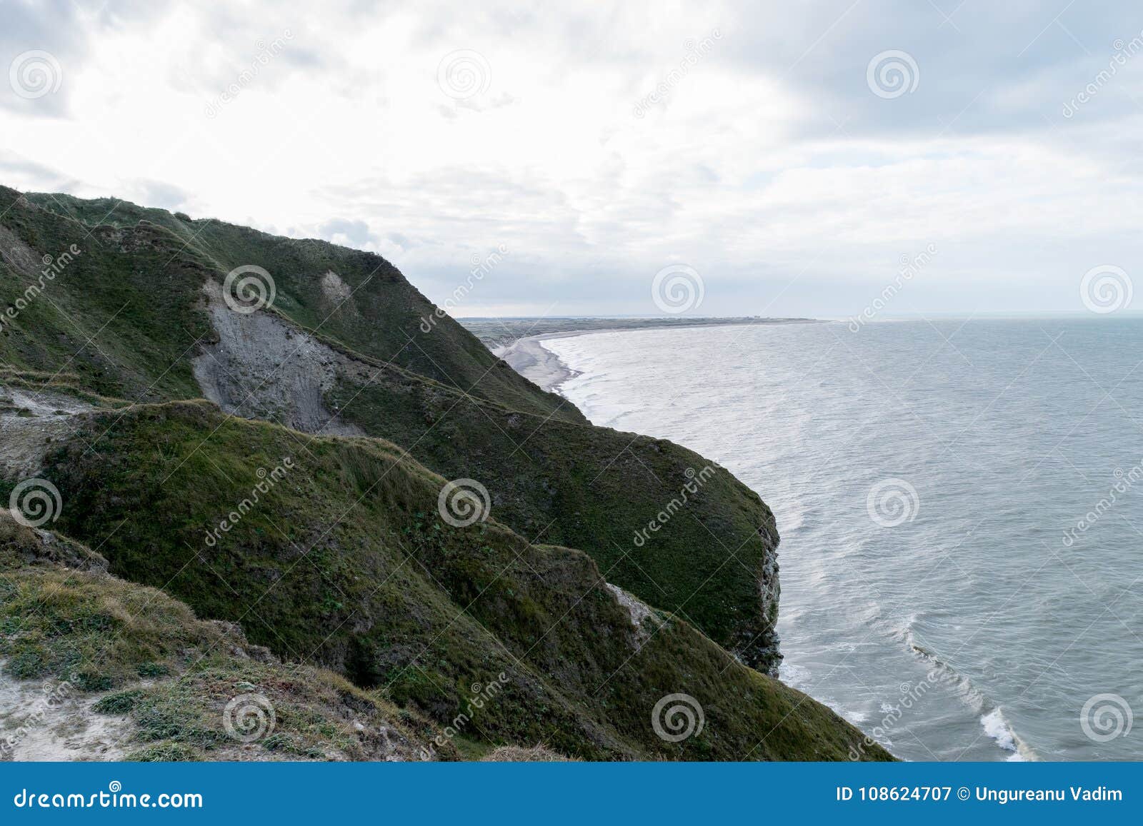 Bulbjerg, the only Bird Cliff on the Danish Mainland Stock Image ...