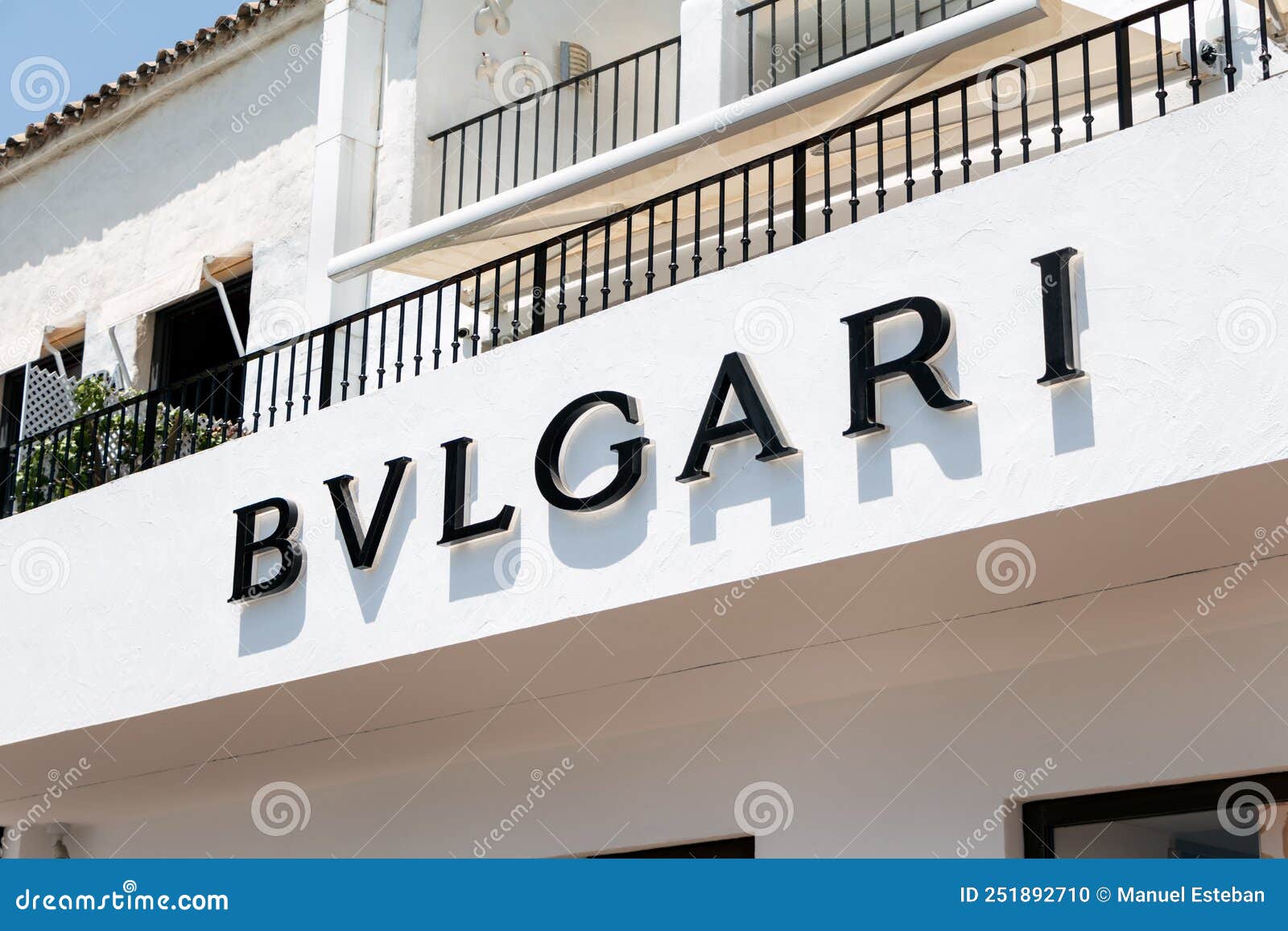 Bulgari Logo on Bulgari`s Shop Editorial Image - Image of street, logo:  251892710
