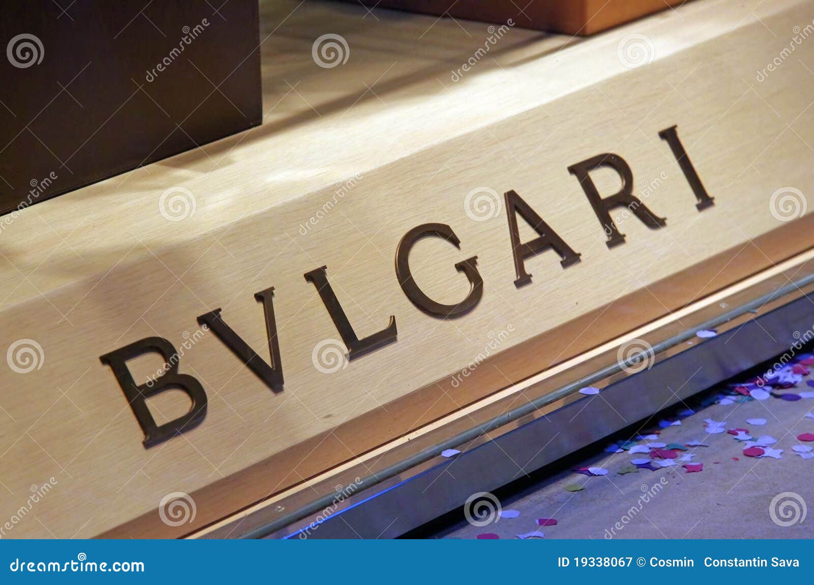 Bulgari fashion brand logo editorial photography. Image of copy - 15575477