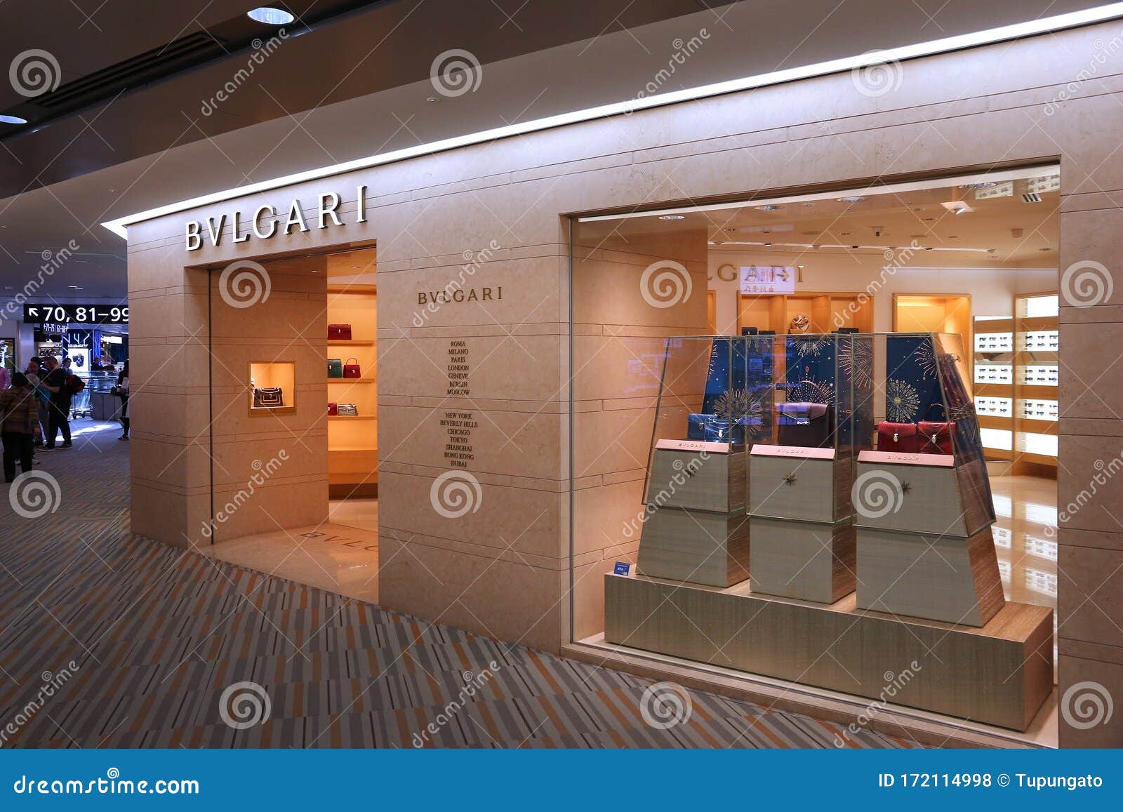 bulgari store london airport