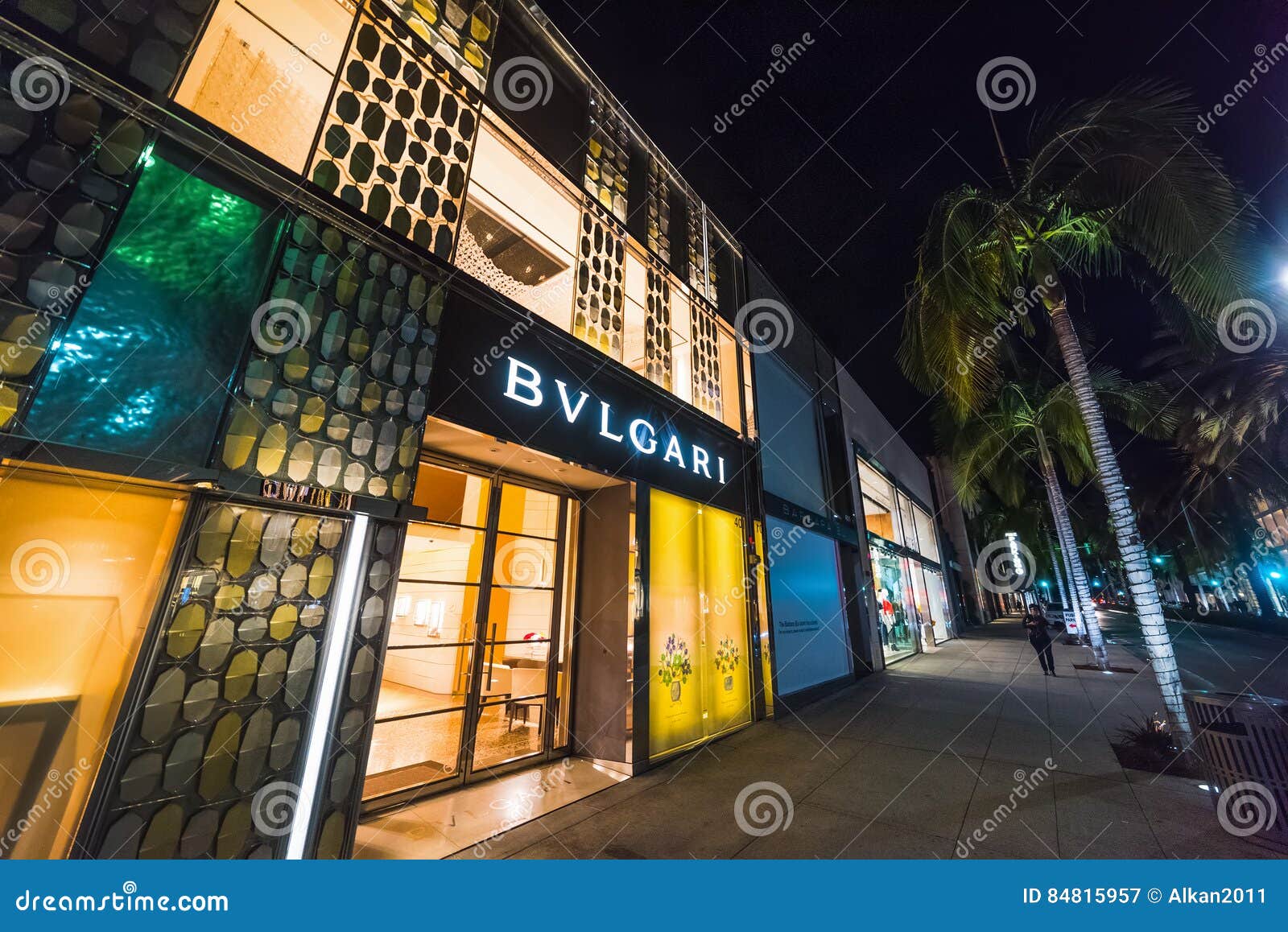 Bulgari Store In Rodeo Drive Editorial 