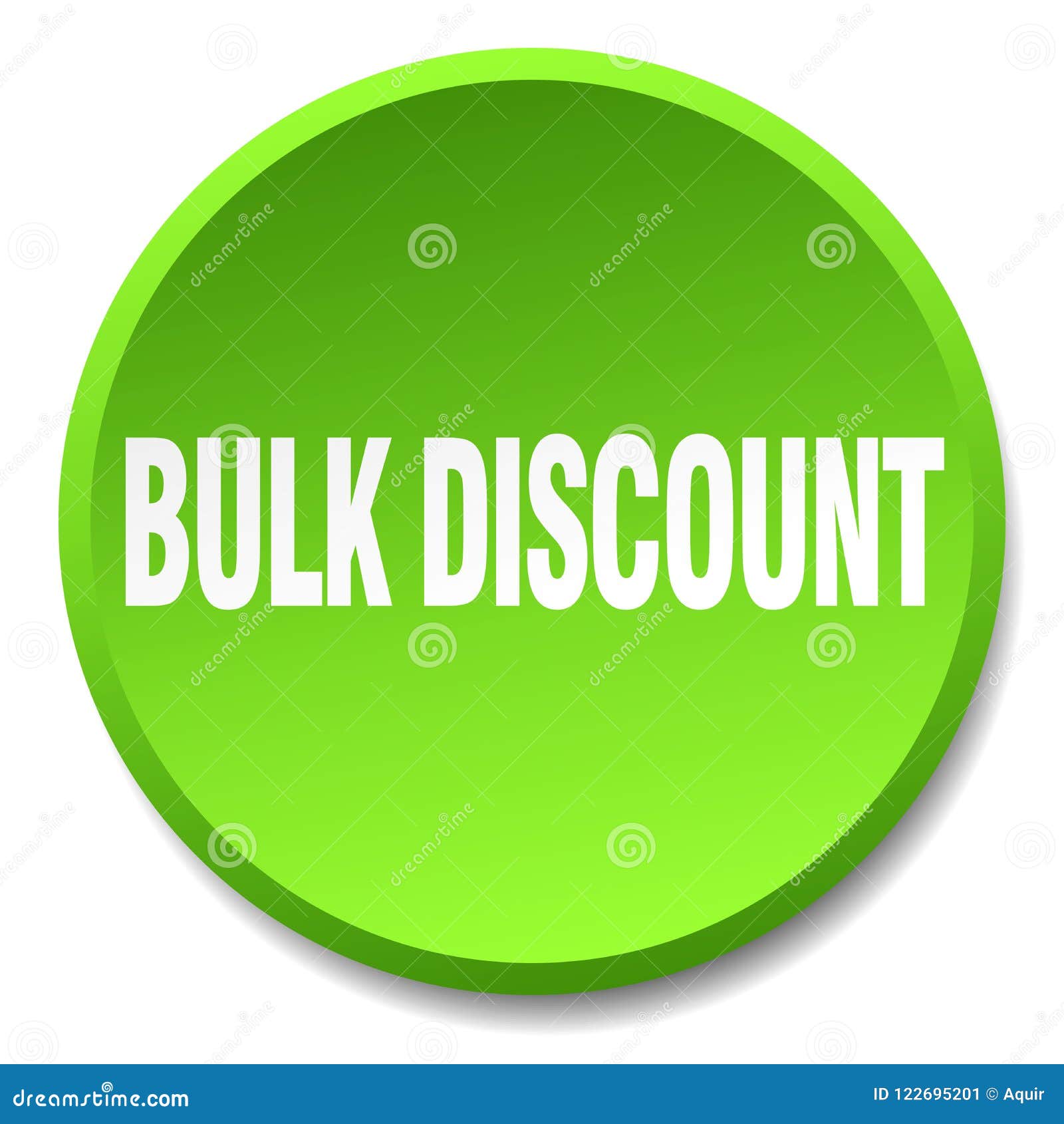 Bulk discount button stock vector. Illustration of white 122695201