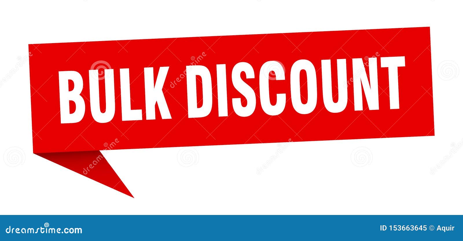 Bulk Discount Speech Bubble. Stock Vector Illustration of sign