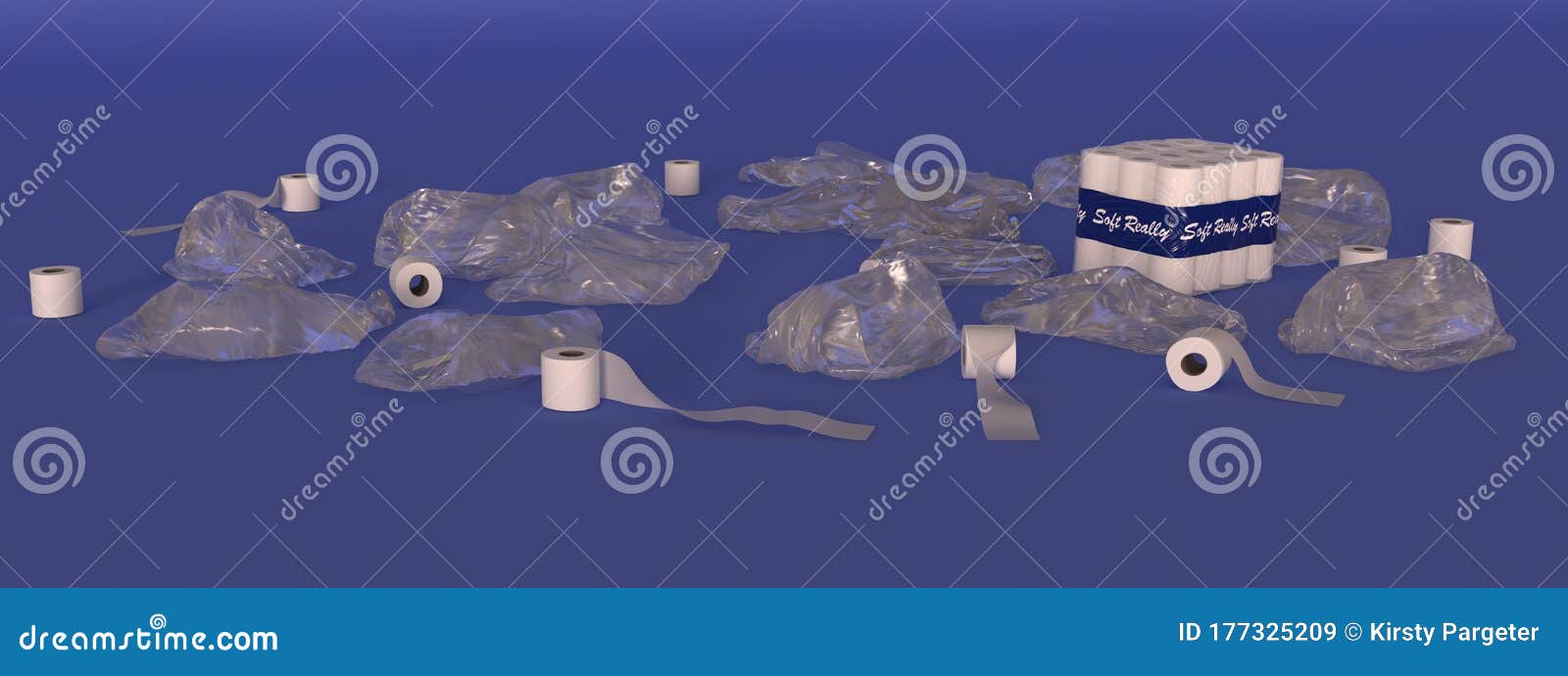 Bulk Packets of Shrink Wrapped Toilet Rolls Stock Illustration Illustration of cellophane