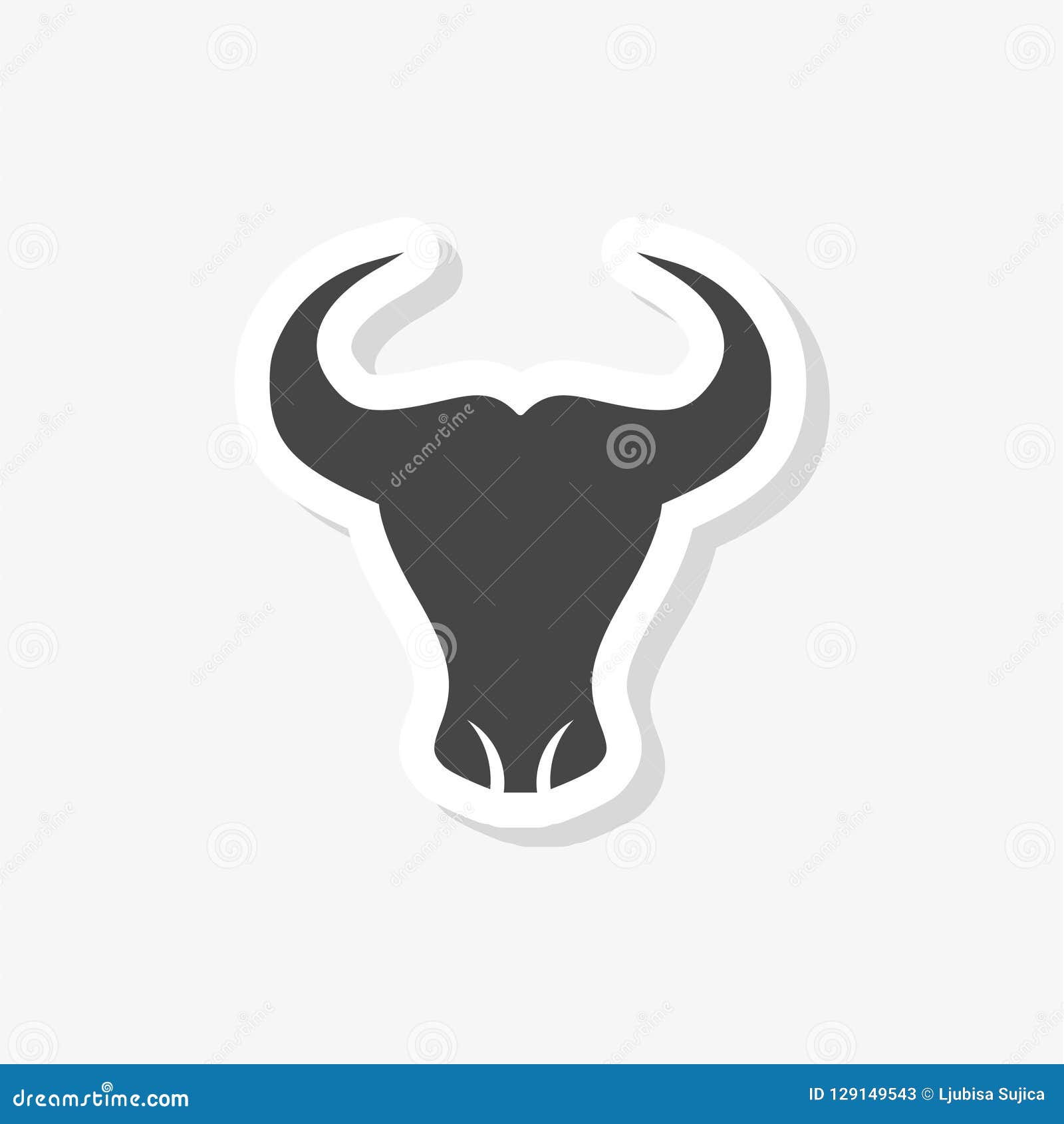 Spanish Bull Sticker - Free Transparent PNG Clipart Images Download