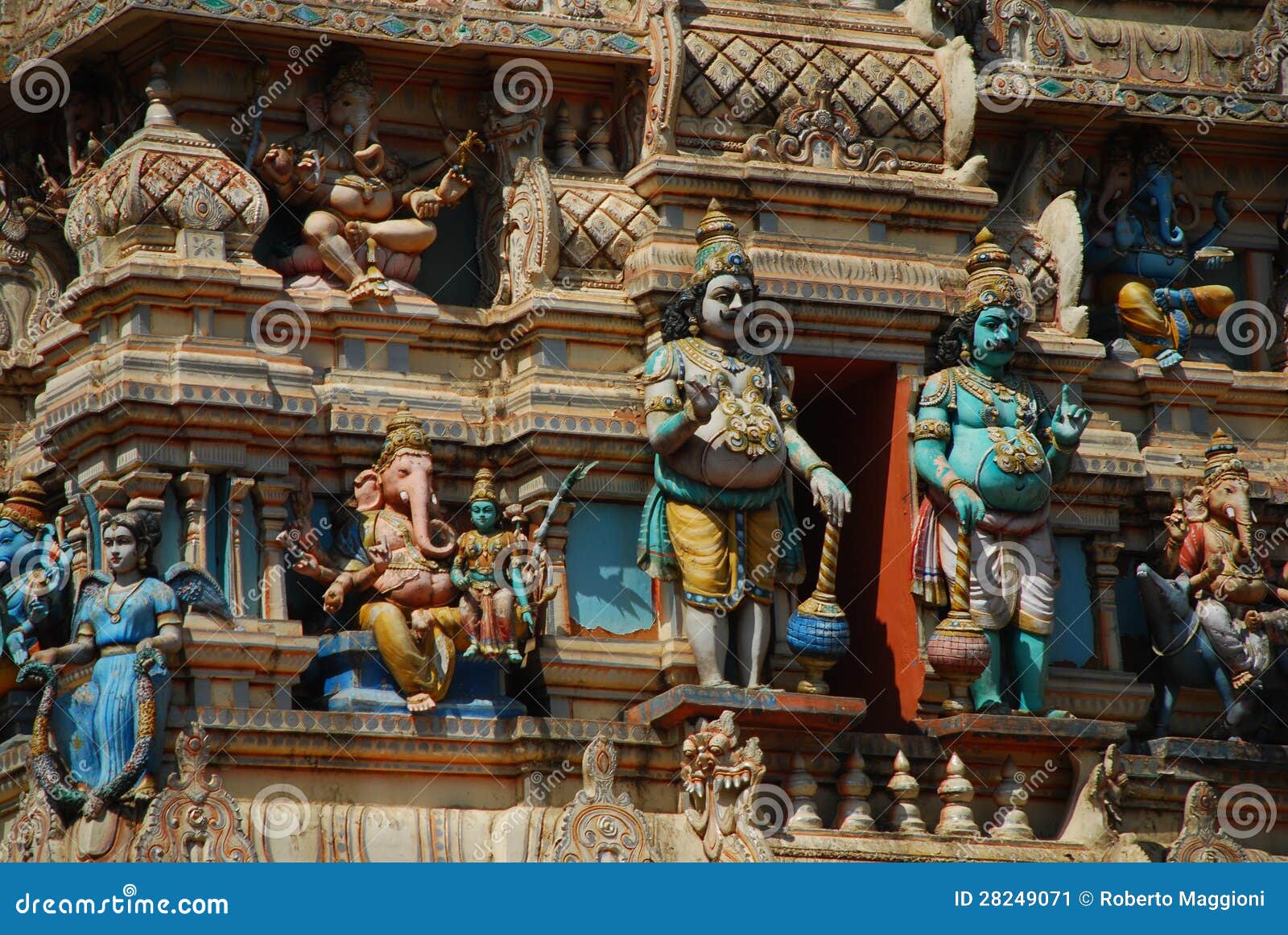 bull temple detail, bangalore, india