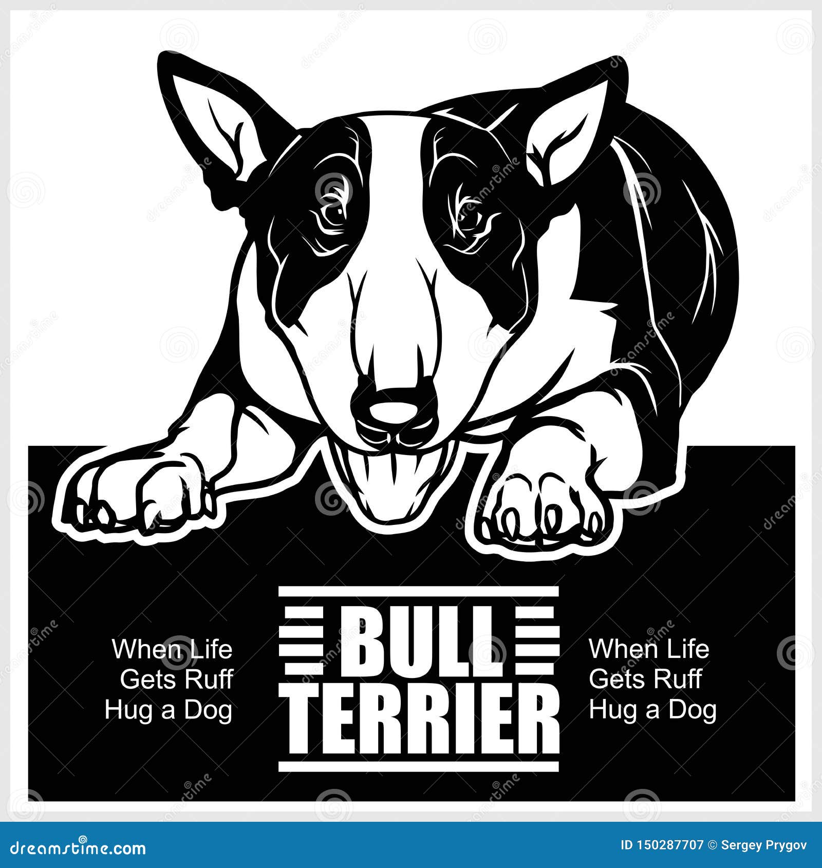Bull Terrier Vector Art Icons And Graphics For Free Download