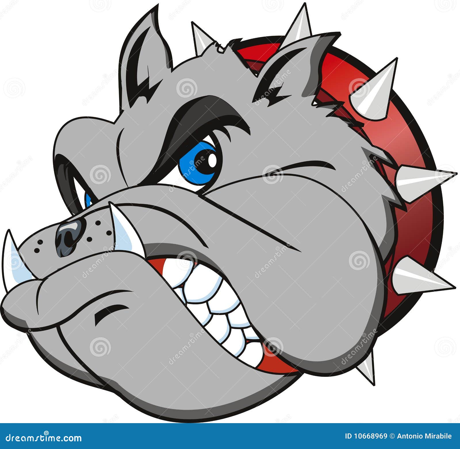 Bulldog Cartoon Stock Vector Illustration Of Isolated 8366232