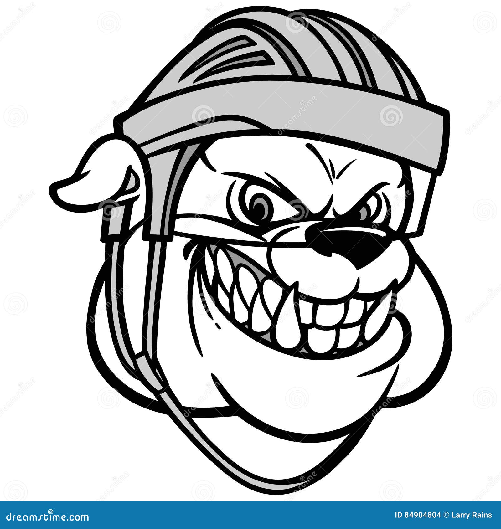 Bulldog Playing Ice Hockey Stock Illustration - Download Image Now -  Bulldog, Mascot, Dog - iStock