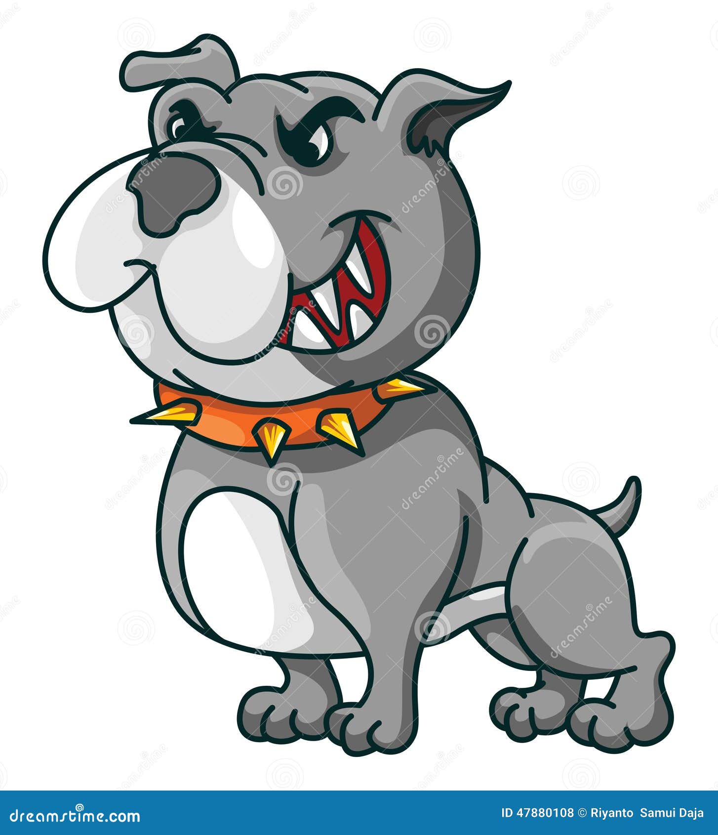 Bulldog stock vector. Illustration of spike, sport, school - 47880108