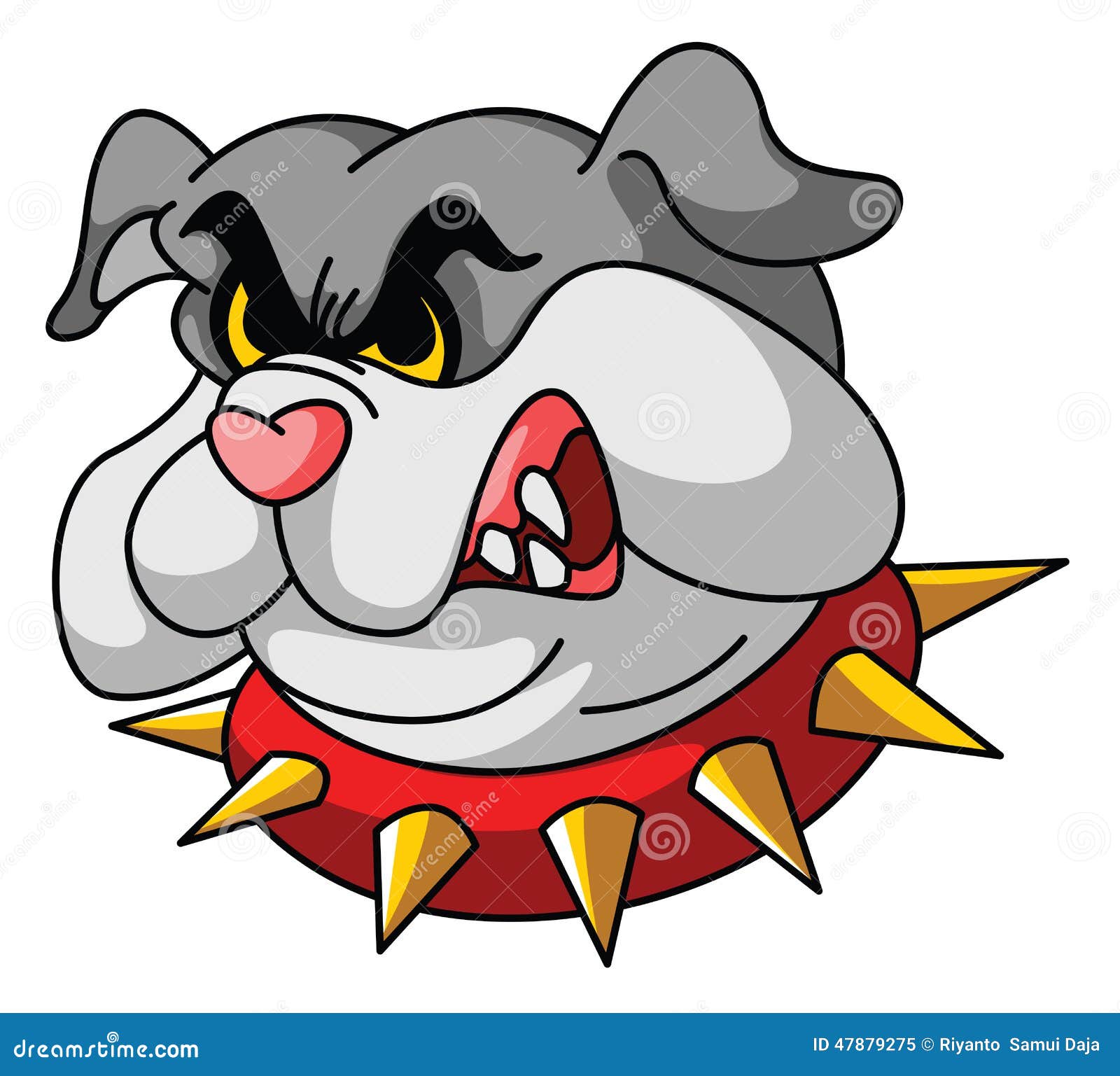 Bulldog Mascot stock vector. Illustration of teeth, sport - 47879275
