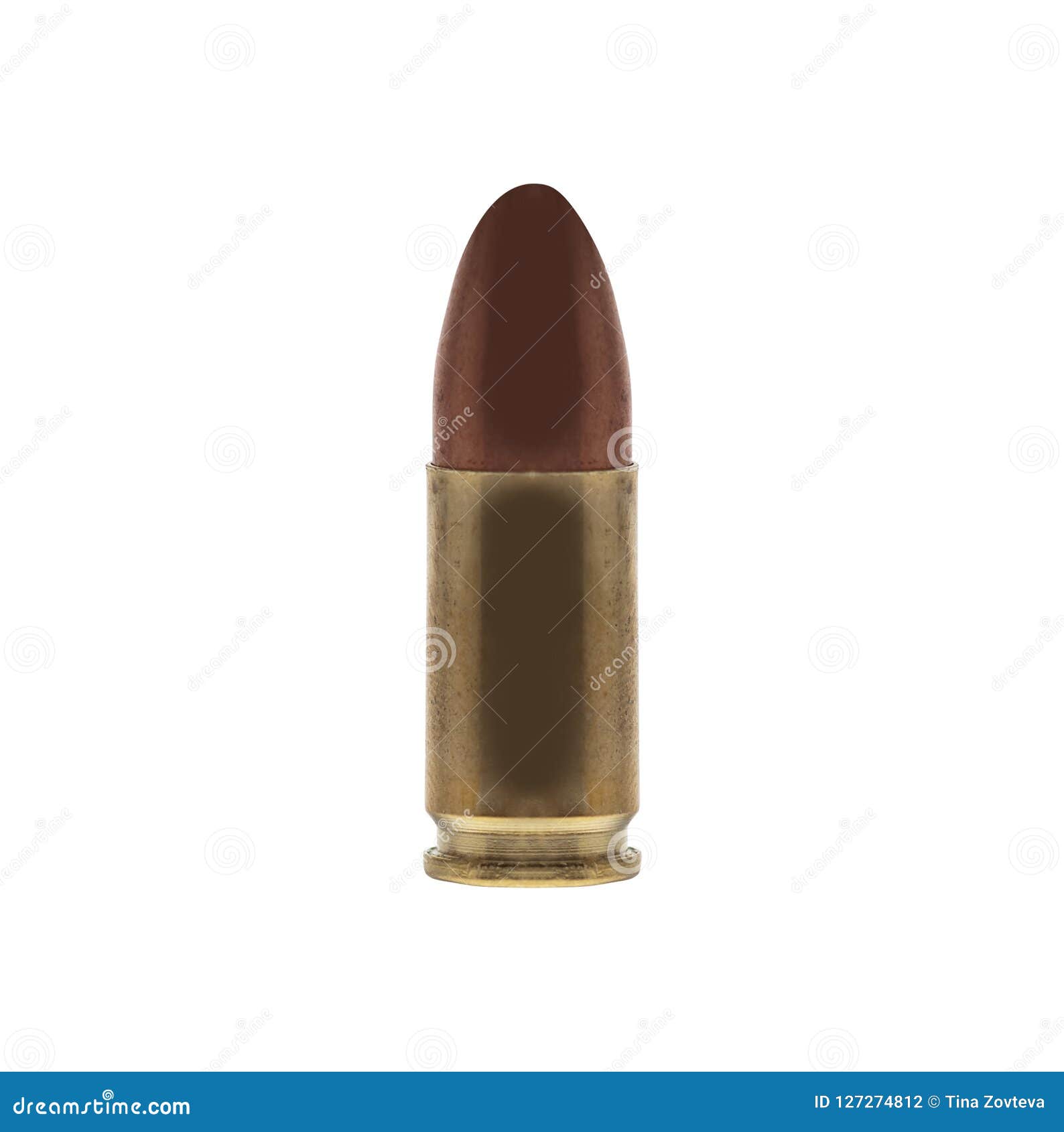Bullet isolated on white stock photo. Image of background - 127274812