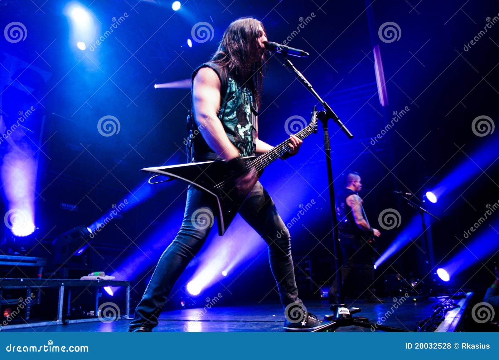 Bullet for my Valentine editorial stock photo. Image of concert - 20032528