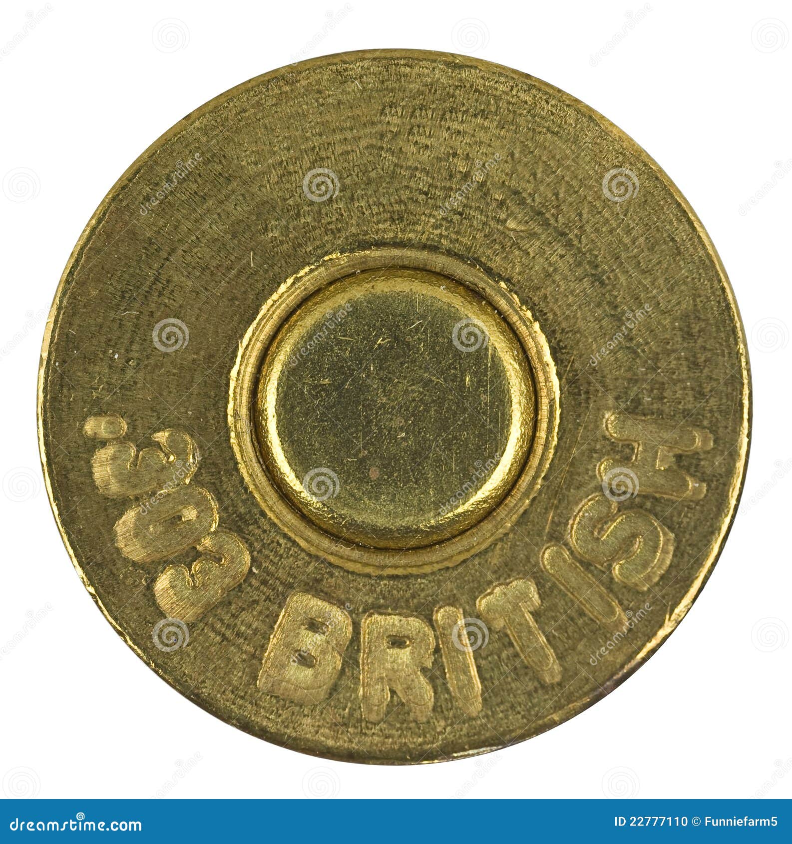 Bullet Shell casing bottom stock photo. Image of ammunition - 22777110
