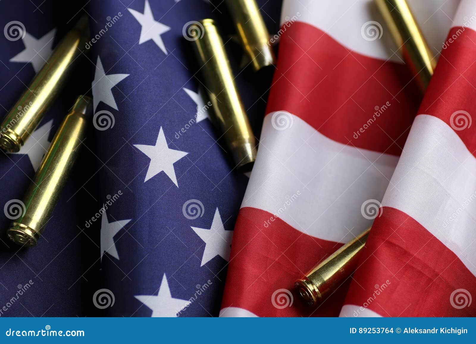 Download Bullet on the USA flag stock photo. Image of liberty ...
