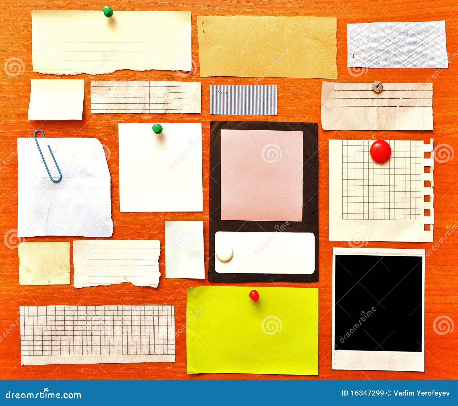 Bulletin board stock image. Image of note, bulletin, plan 16347299