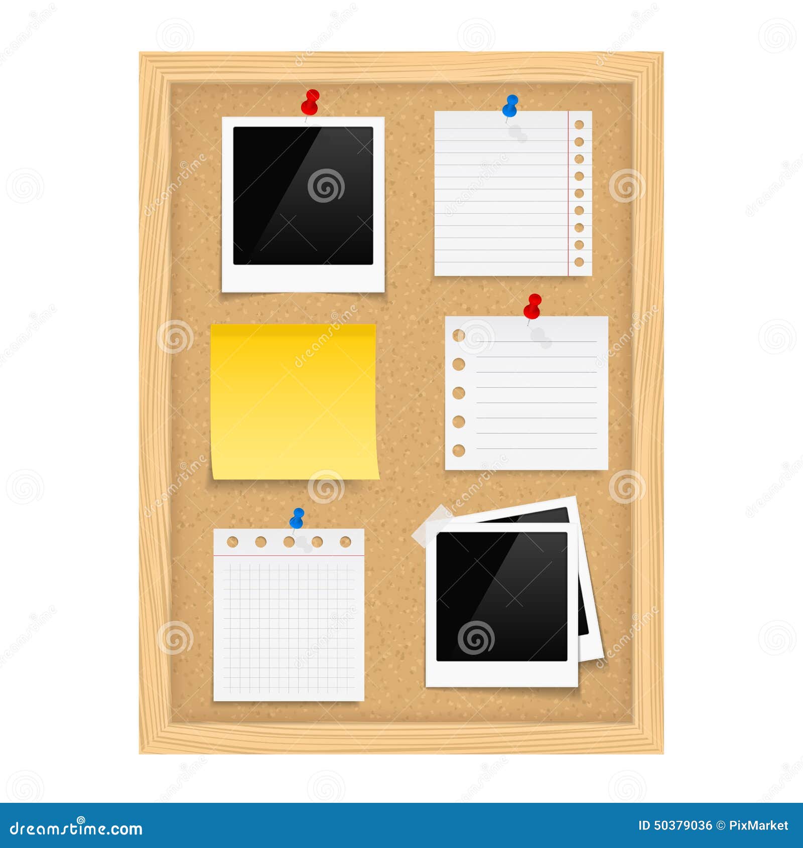 Bulletin Board stock vector. Illustration of notice, copy 50379036