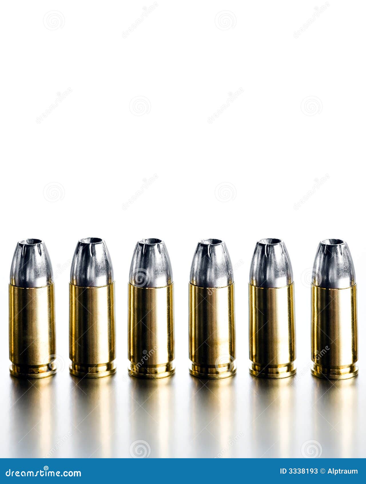 bullets 9mm high contrast