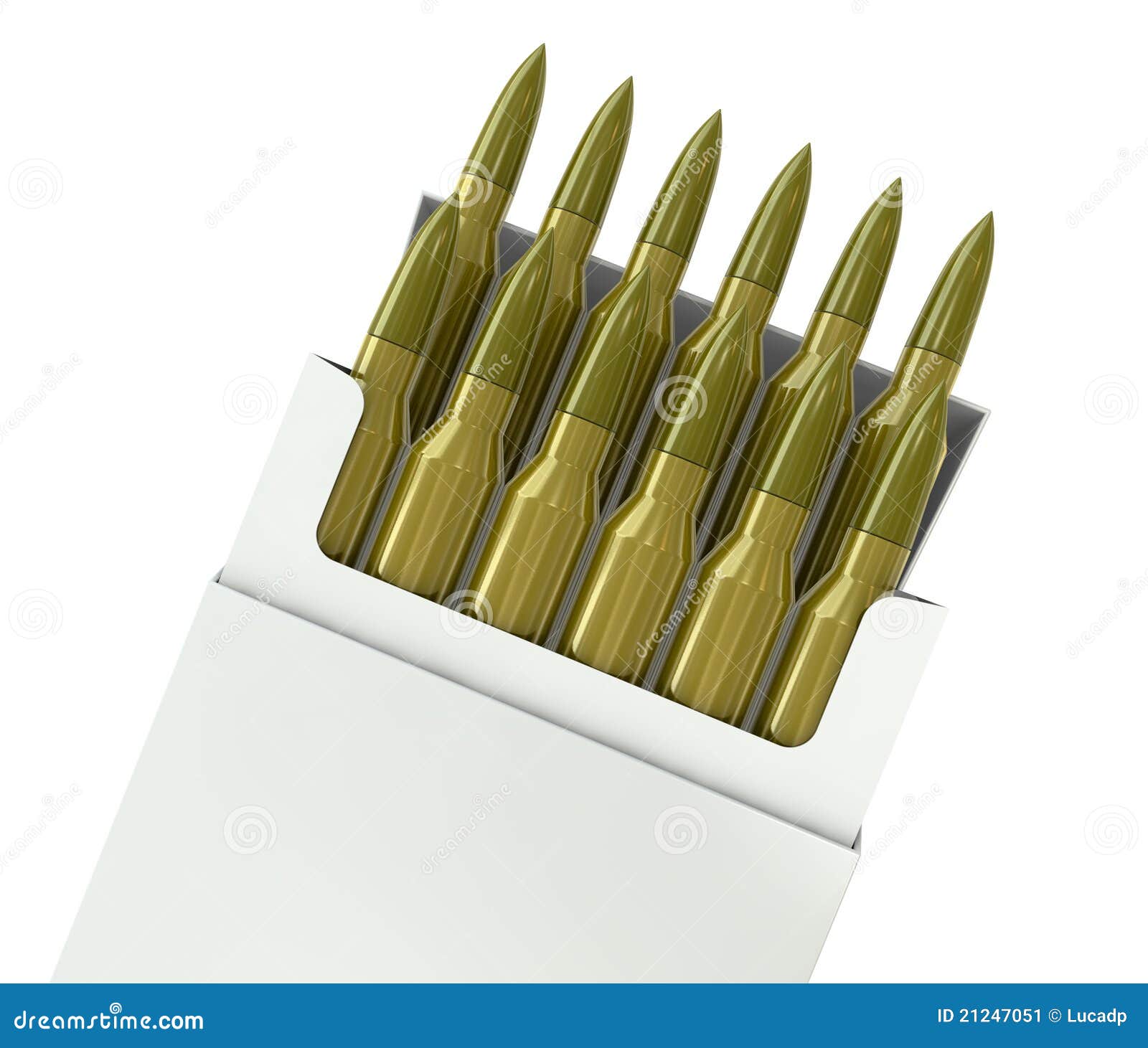 Bullets box stock illustration. Illustration of background 21247051