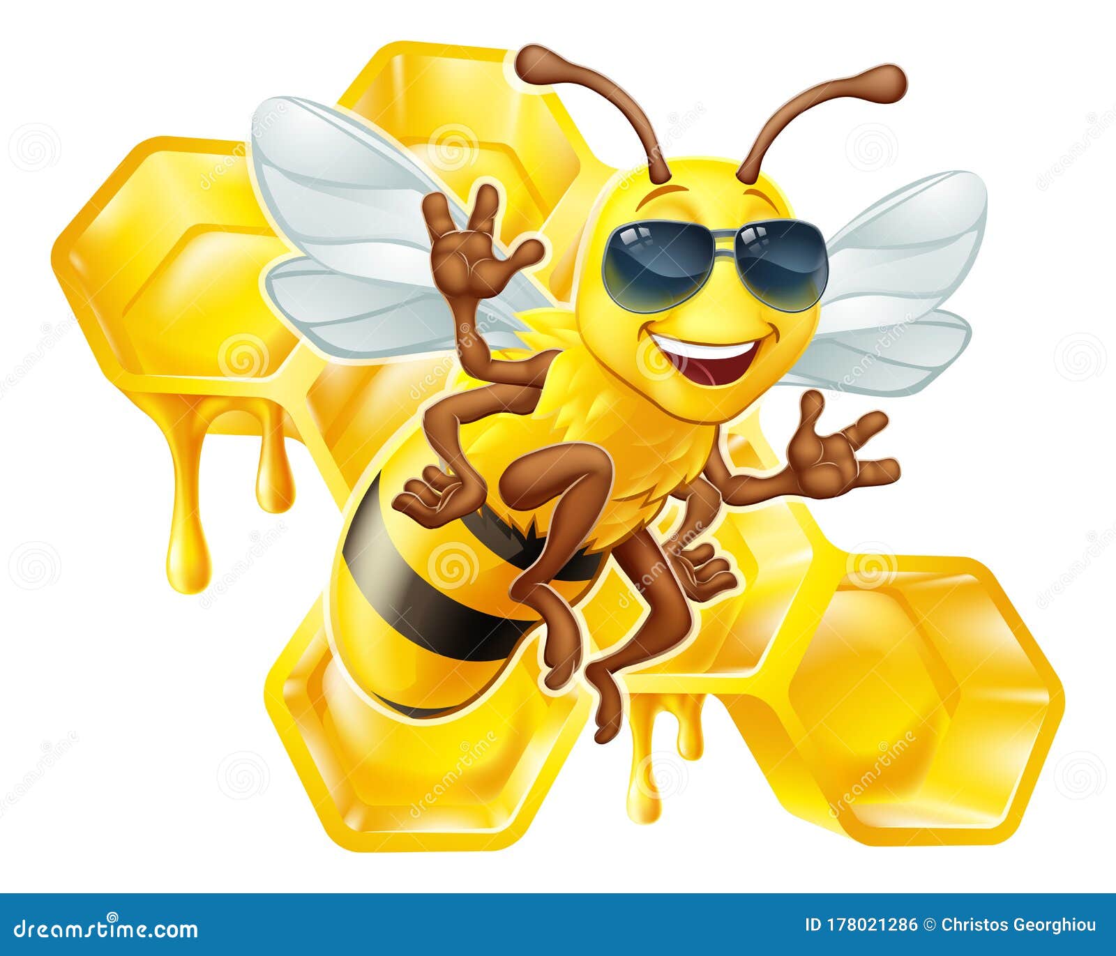 bumble bee honey honeycomb sunglasses bumblebee