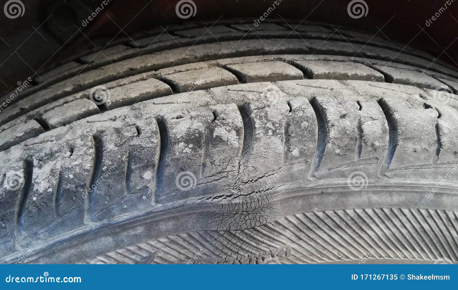 A Bump on the Tire, Damage on the Wheel Stock Image Image of blowout