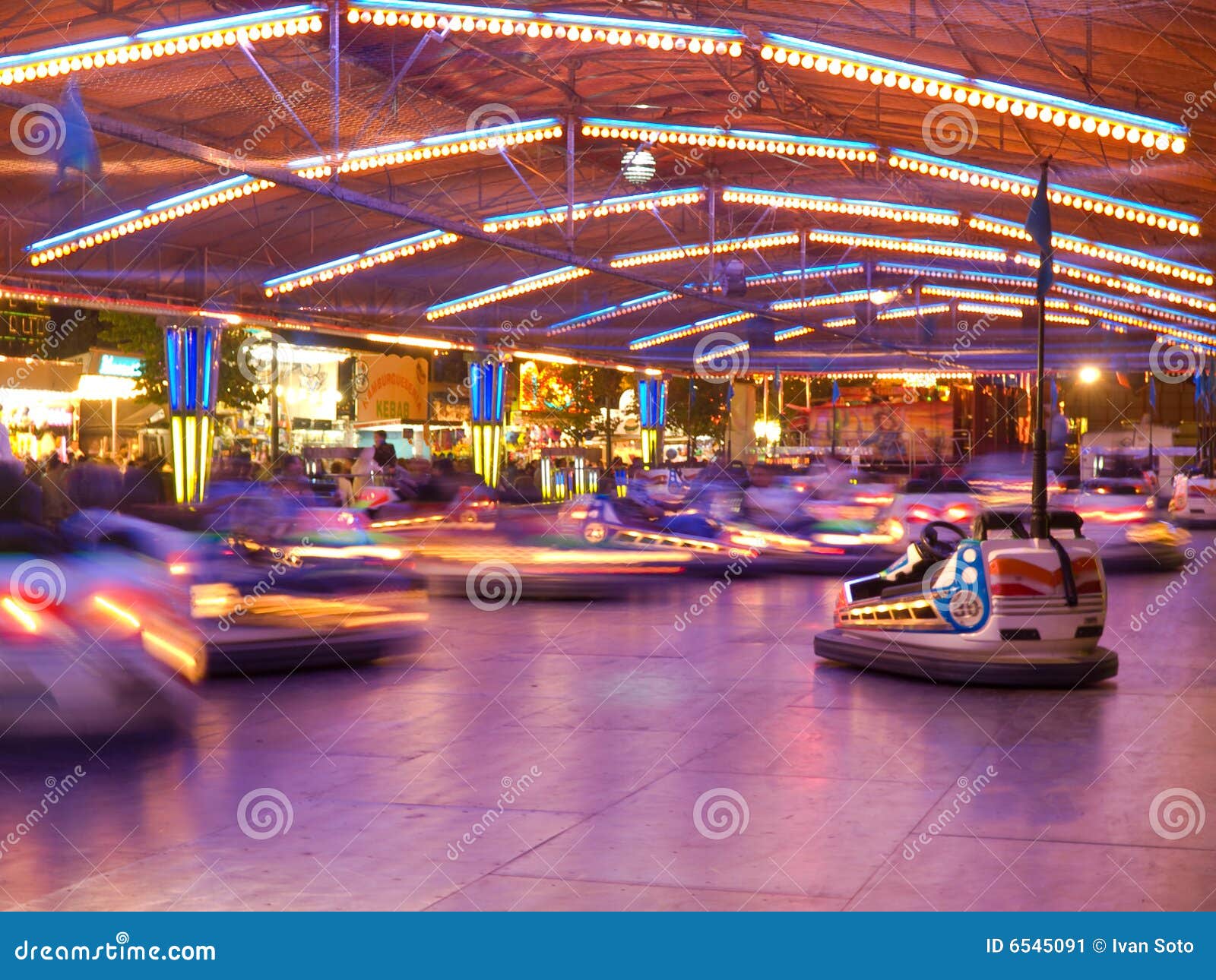 Bumper cars stock image. Image of excitement, festival 6545091