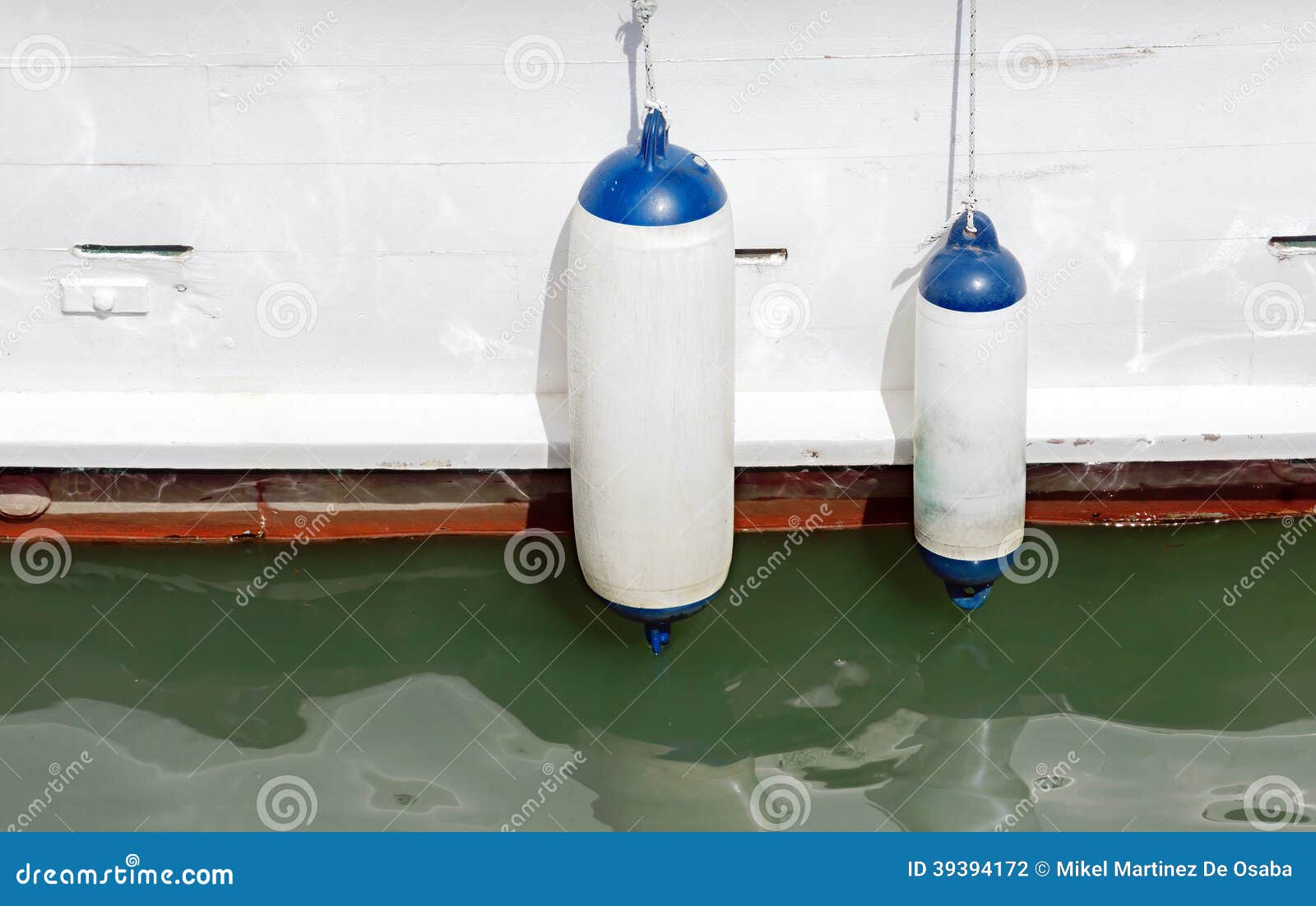 Bumpers on ship stock photo. Image of maritime, buoy 39394172