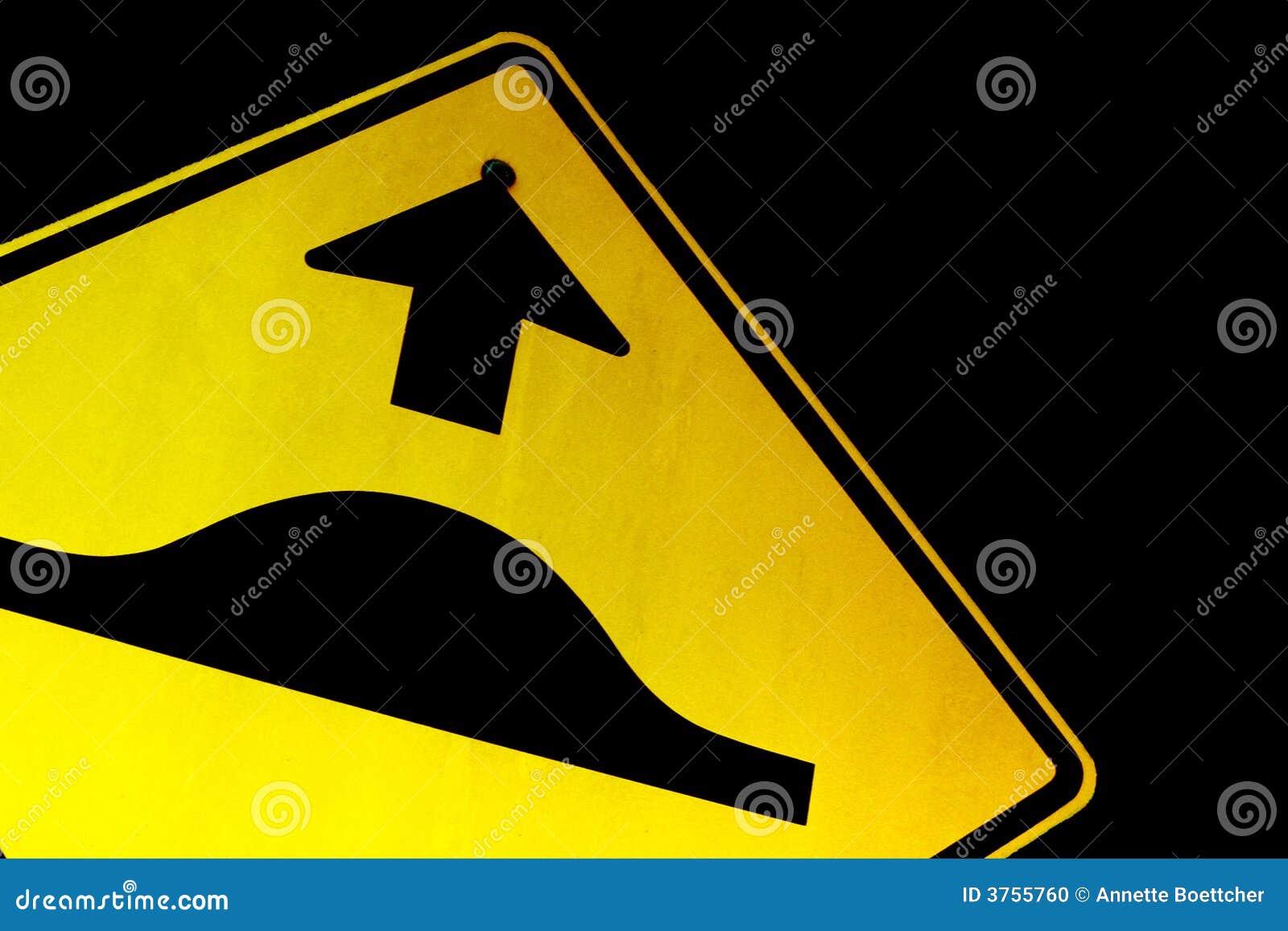 Bumpy Road Ahead Stock Photo Image Of Slowing Hitch