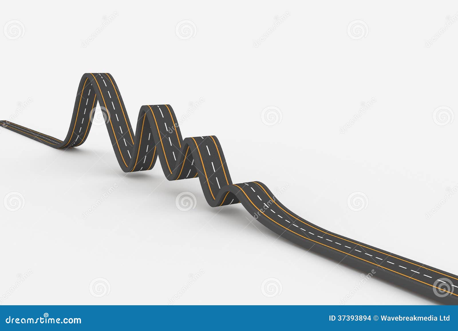 Bumpy Road Background Stock Illustration Illustration Of Direction