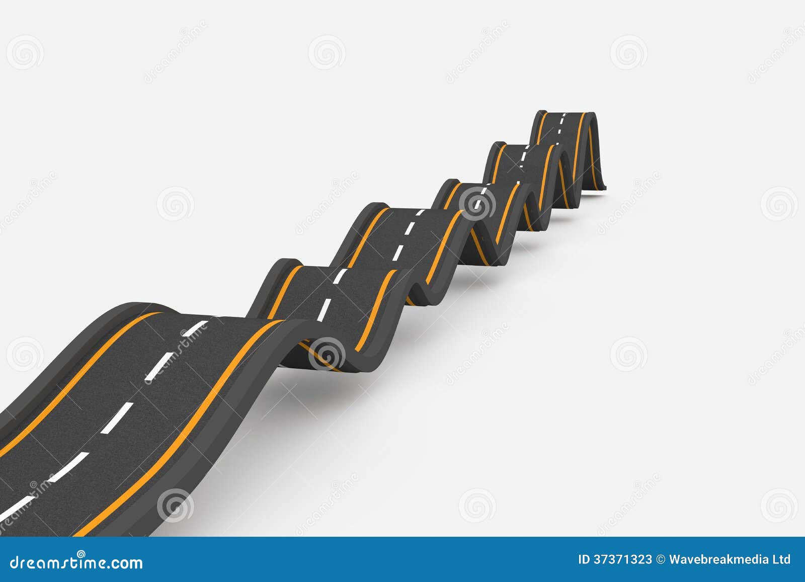 Bumpy Road Background Stock Illustration Illustration Of Bumpy