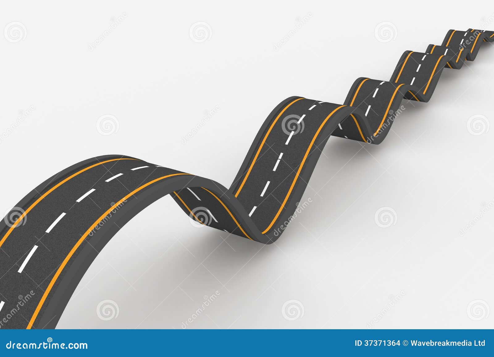 Bumpy Road Background Stock Illustration Illustration Of Digital