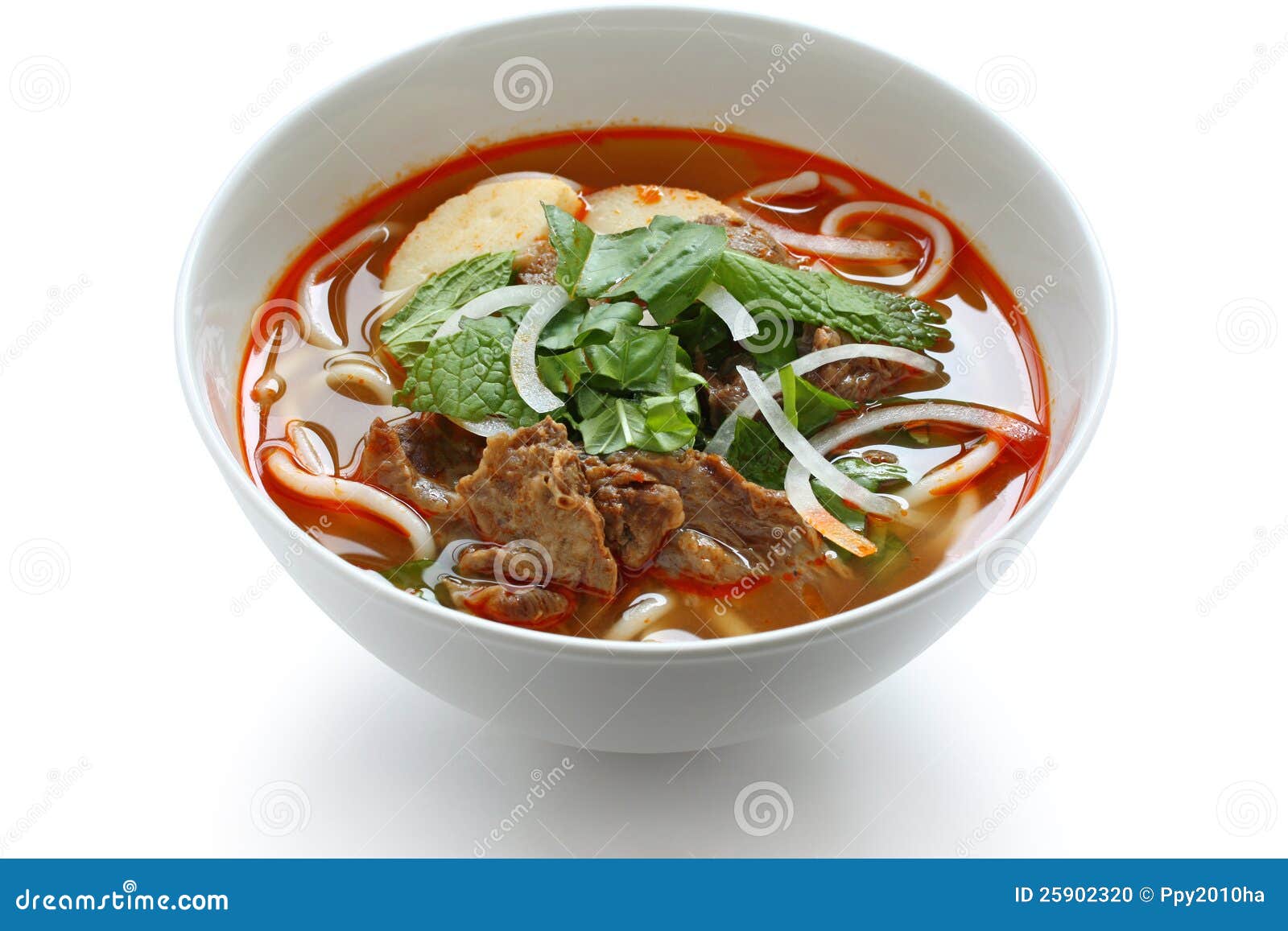 Bun bo hue stock photo. Image of vegetable, soup, dish 25902320