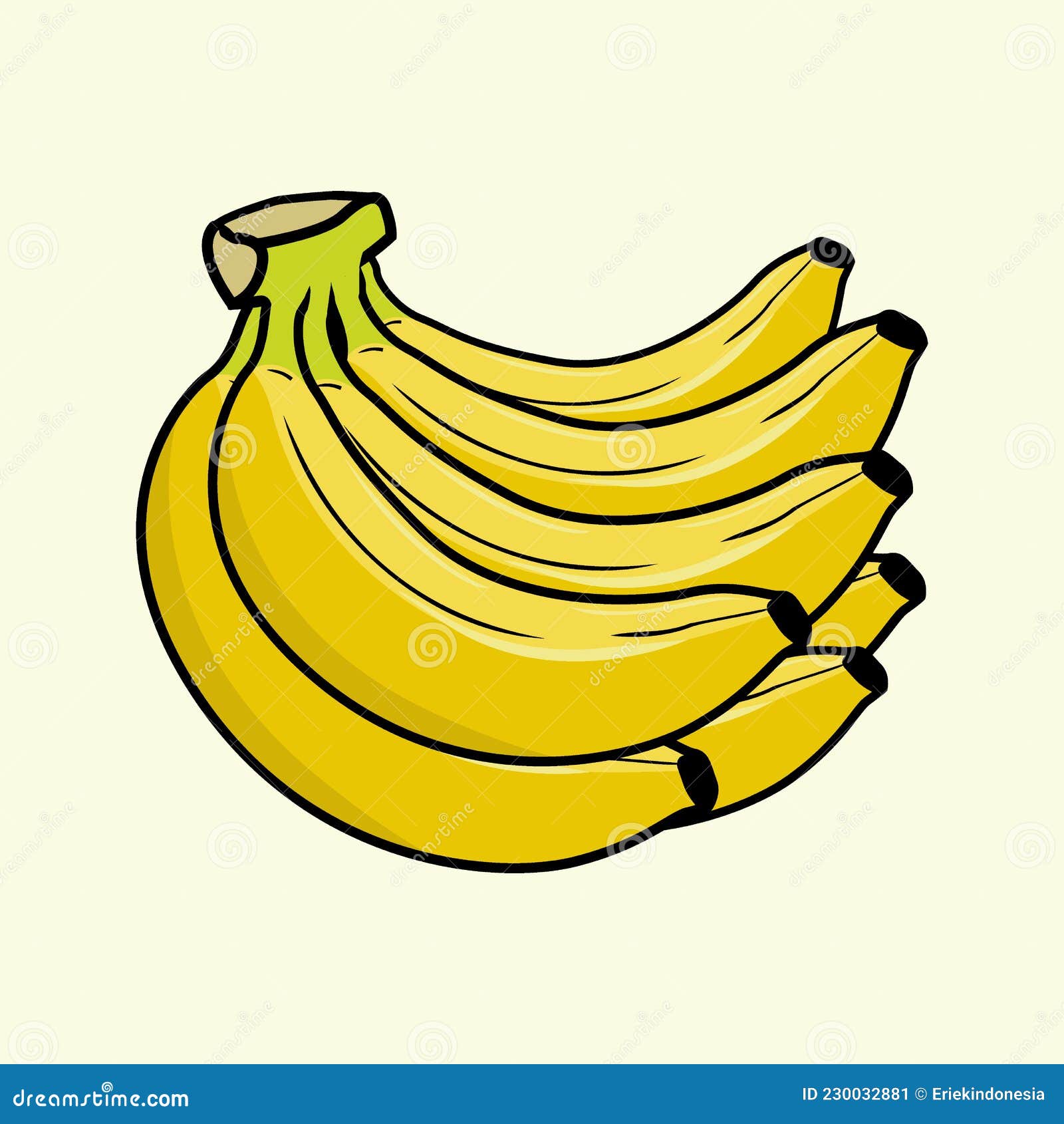 Bunch of Bananas Cartoon Illustration Isolated Stock Vector - Illustration of eating, nutrition: 230032881 Bunch of Bananas Cartoon Illustration Isolated Stock Vector - Illustration of eating, nutrition: 230032881