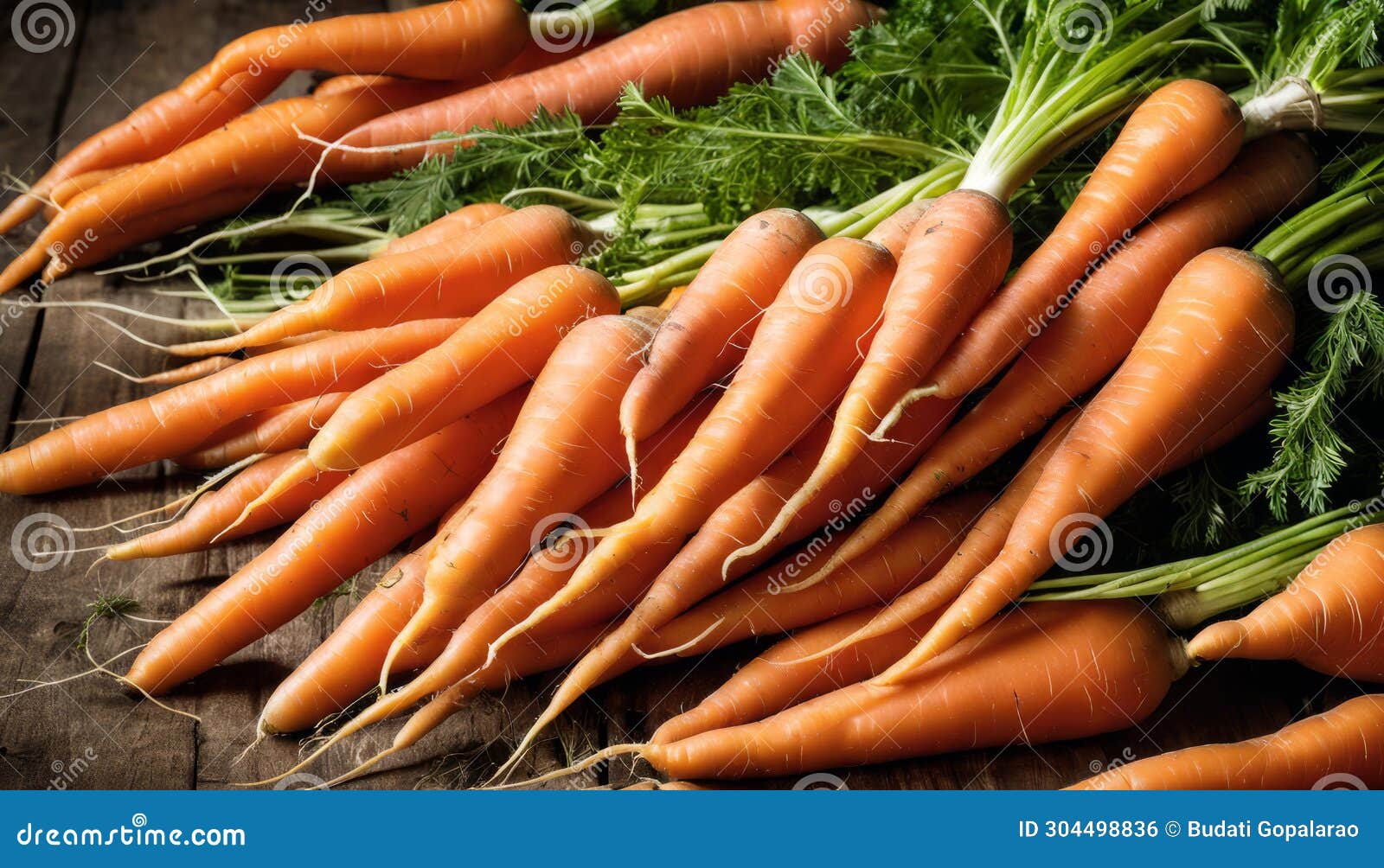 A Bunch of Carrots on a Table Stock Illustration Illustration of