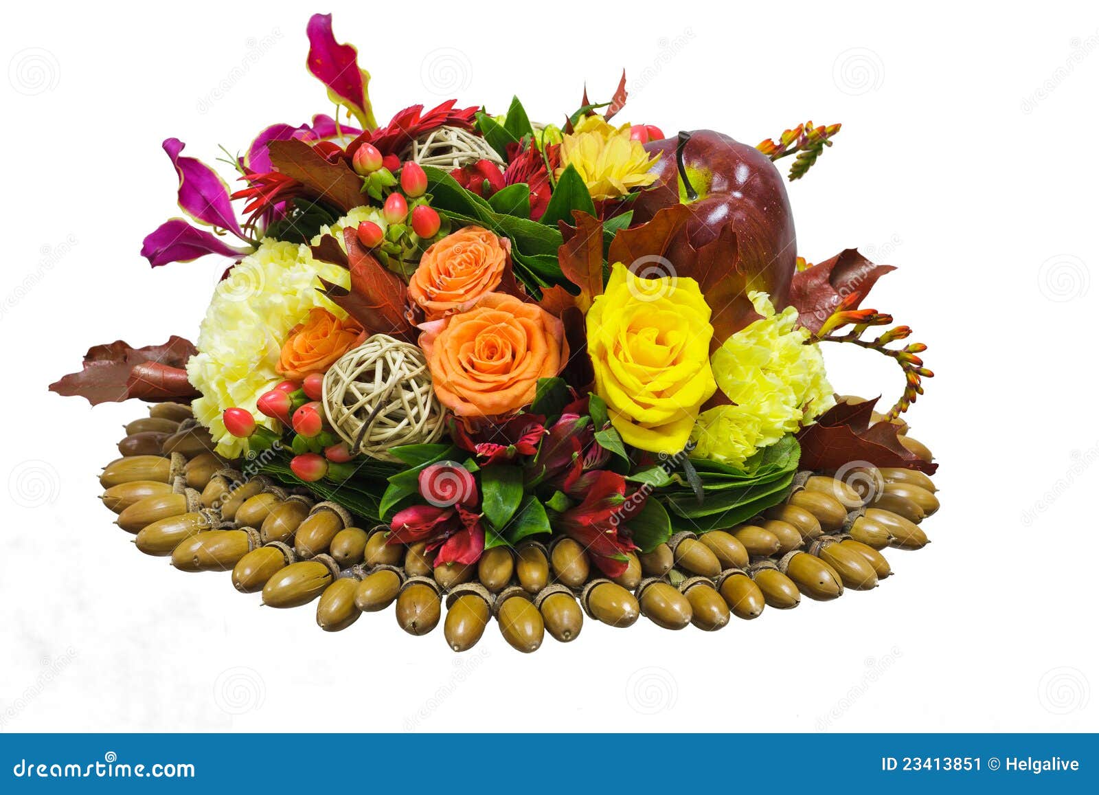Bunch of Flowers on a Skeleton; Bouquet Stock Image Image of gift