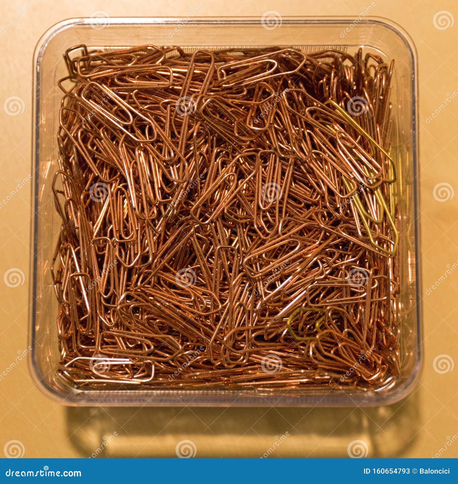 Paper Clips Box stock image. Image of paper, scandinavia 160654793