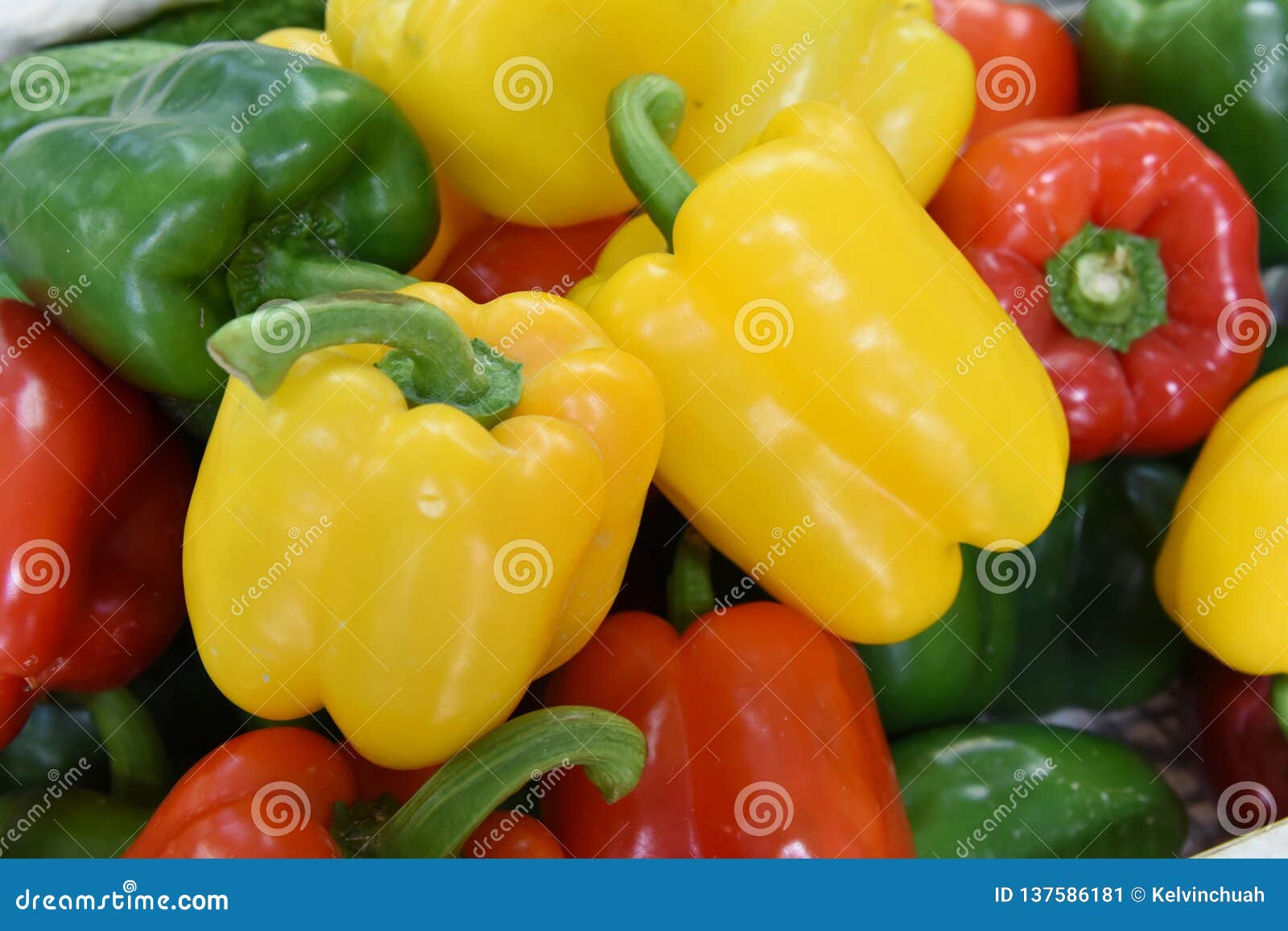 Bunch of peppers stock image. Image of store, green 137586181