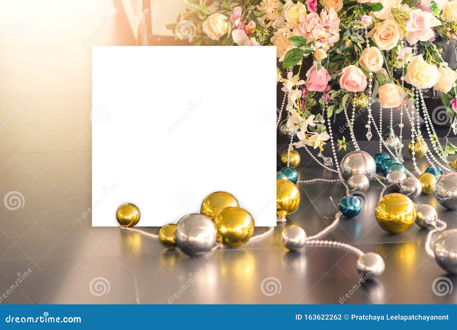 Bunch of Rose and Ball Tied Decorate with Poster Paper for Your Text on  Rear Wedding Car Stock Photo - Image of happiness, empty: 163622262