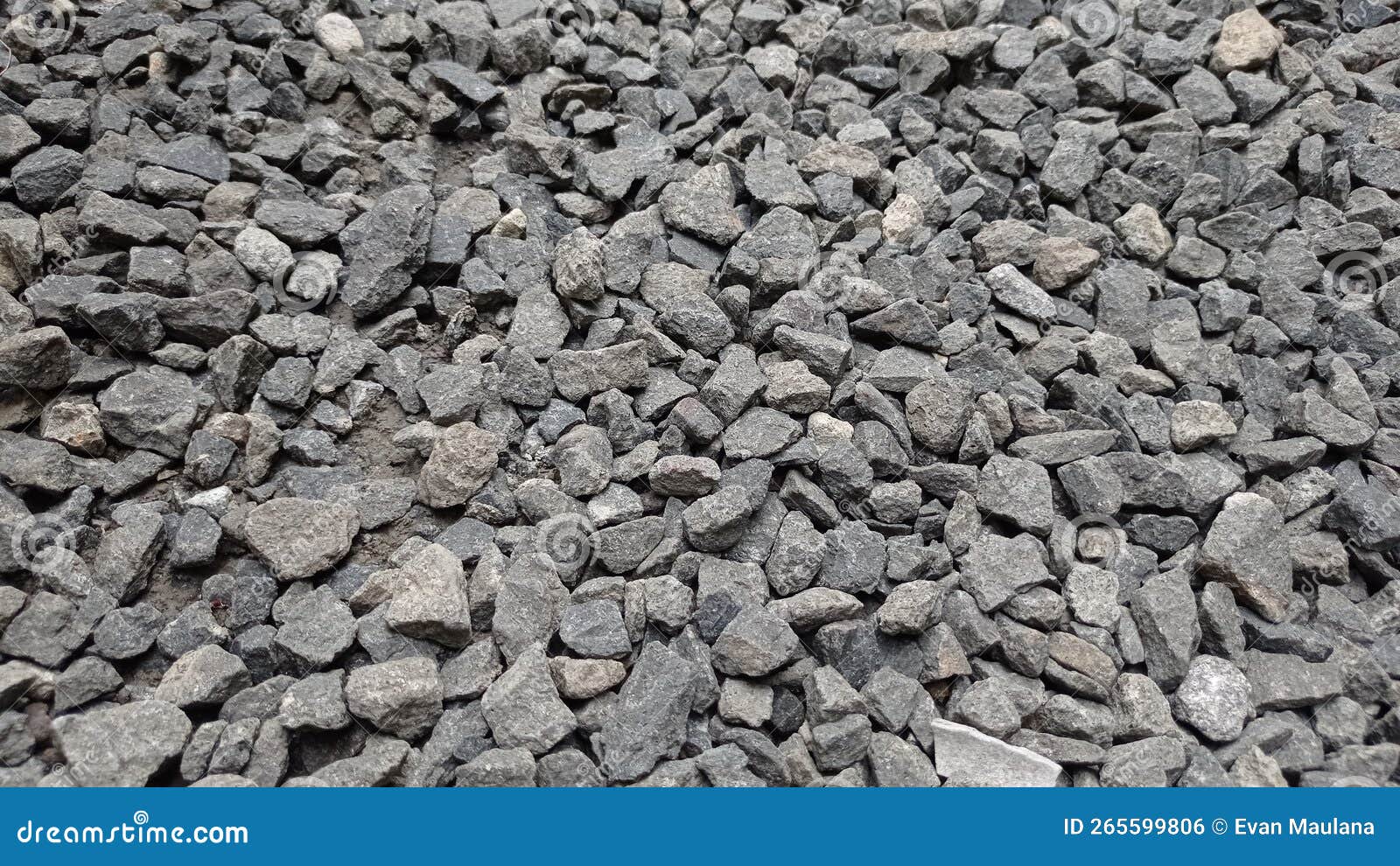 Bunch of Sharp Pebbles Stone Scattered on the Ground Stock Photo - Image of  brickwork, asphalt: 265599806