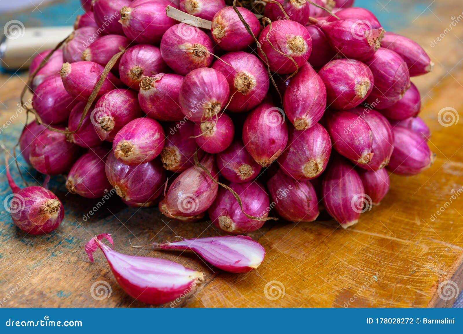 Small Red Onions Shallots Stock Photo 1796207