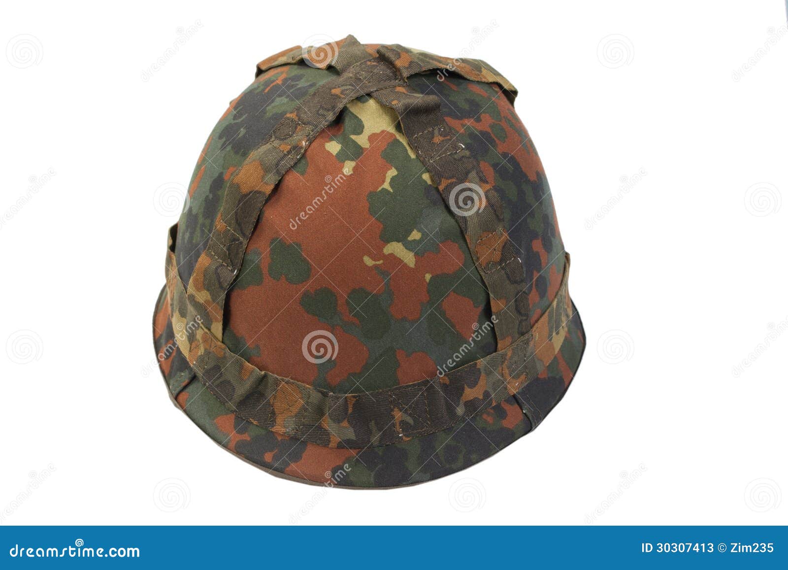 bundeswehr helmet with camouflage