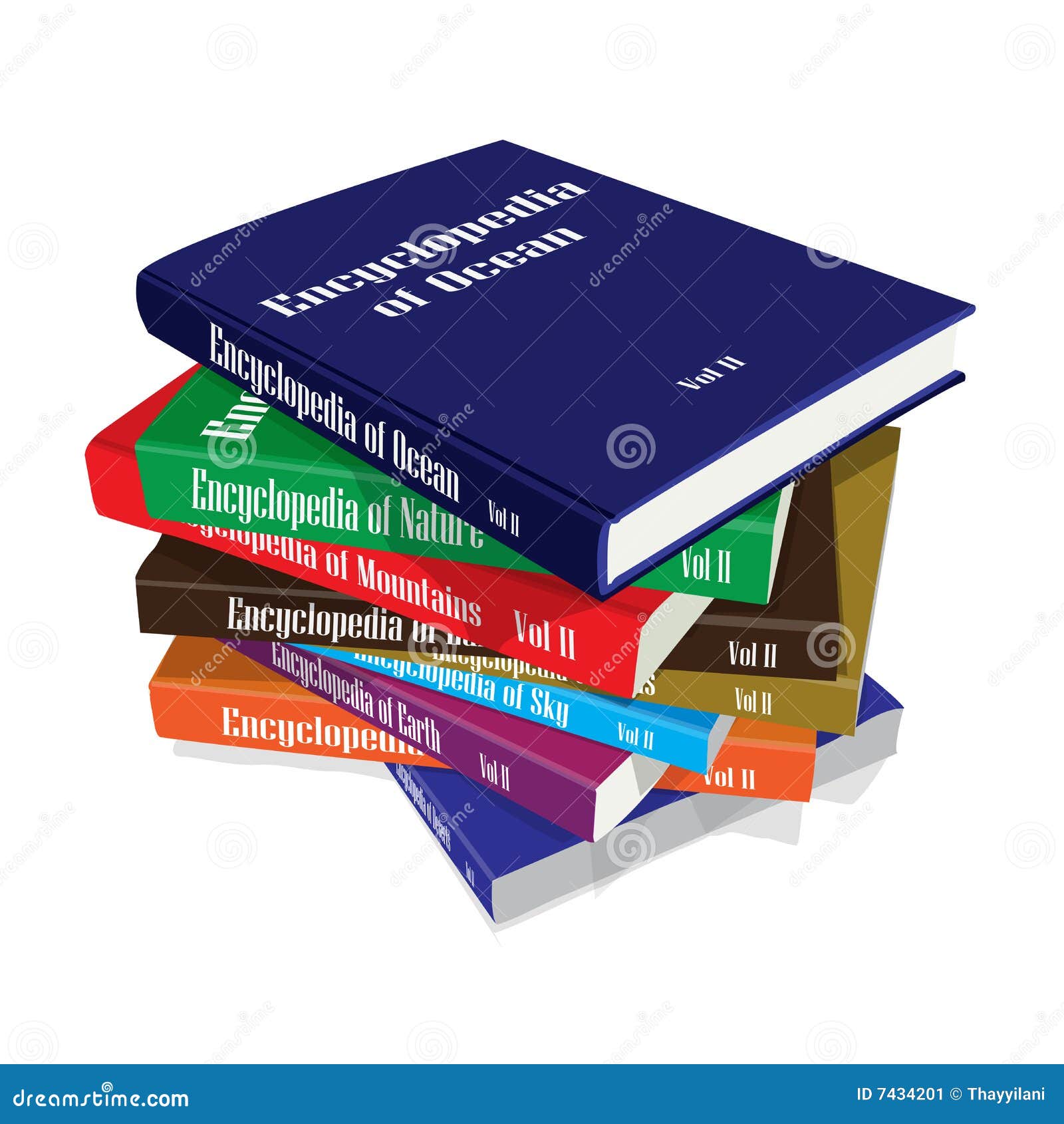 bundle of encyclopedia books