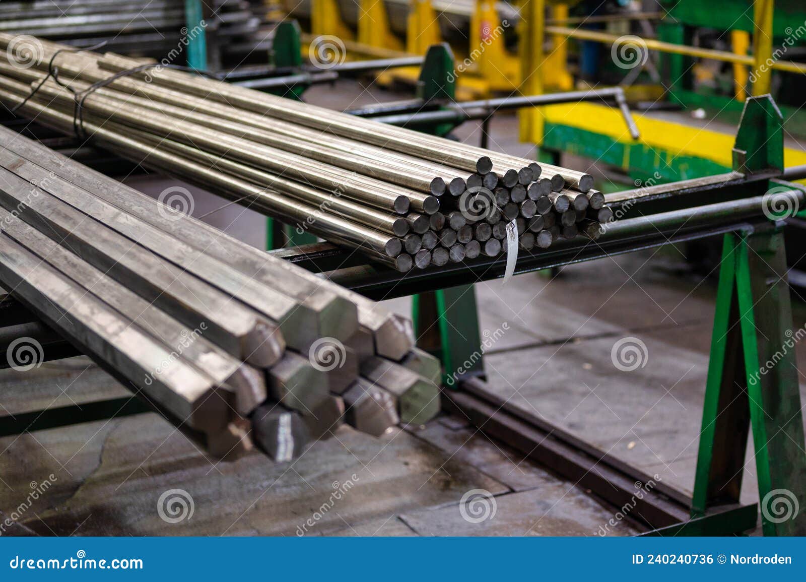 Bundle of Hexagonal Metal Rods, Hot Rolled Steel Stock Photo Image of